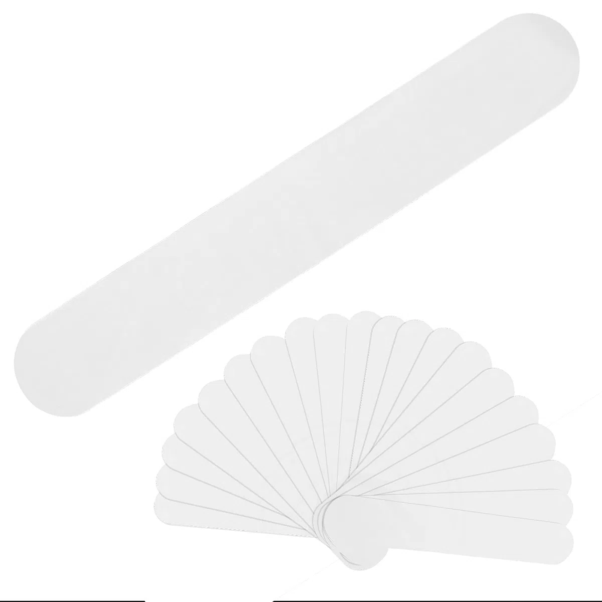 20 Pezzi Cuscinetti per il Sudore del Colletto Collare del Cappello Monouso Macchie di Sudore Cuscinetti per la Fodera del Collo Autoadesivi, Cuscinetti per il Sudore della Protezione del(Bianco)