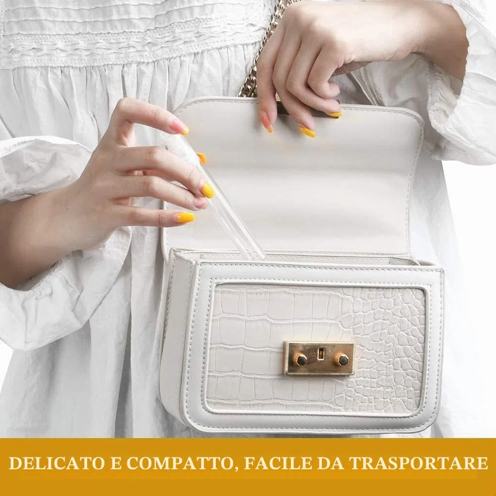 25 Pezzi 10ml Porta Profumo da Viaggio in Vetro, Riutilizzabile Flacone Spray da Viaggio per Profumi, La Cura Del Corpo, Cosmetici, Trasparente Mini Portaprofumo Ricaricabile