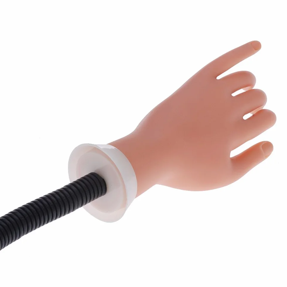 Manicure Dito di Formazione,Art Manicure Dito con la Staffa Mano Modello Plastica Pratica Nail può Essere Piegato