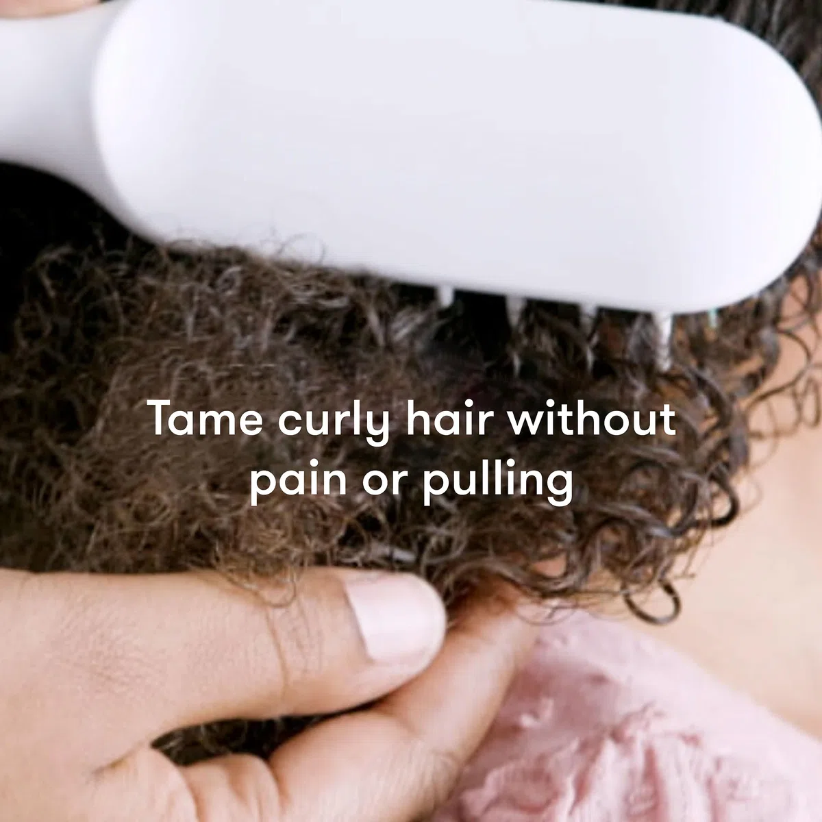 Frida Baby Spazzola per capelli per bambini: spazzola per capelli con setole forti per capelli spessi o ricci