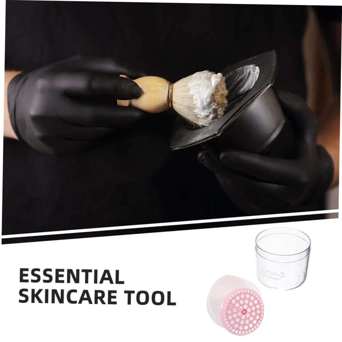 Sapone Versatile a e di Cuore di Schiumogeno Distributore Forma 2 Trasparente in Plastica Pezzi Pulizia Rapida Struttura a Compressione Unica Uso per Viso