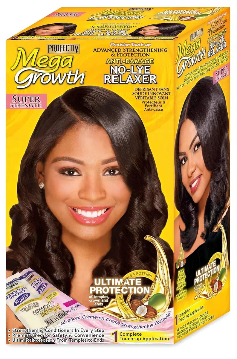 Stiraggio per capelli afro 1 applicazione completa Profectiv-Mega-Growth SUPER STRENGTH anti-damage