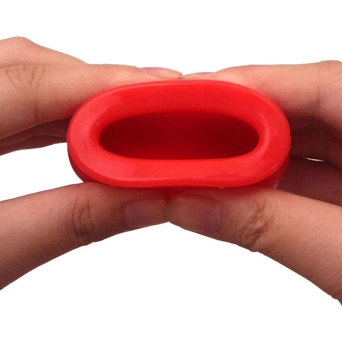 Dispositivo Enhancer Del Labbro, Lip Plumper Device, Lip Sucker Plumper, Filler Per Labbra in Silicone Per Pesce, Aspirazione Labbra Piene, Materiale Silicone per Trucco Donne (Rosso)