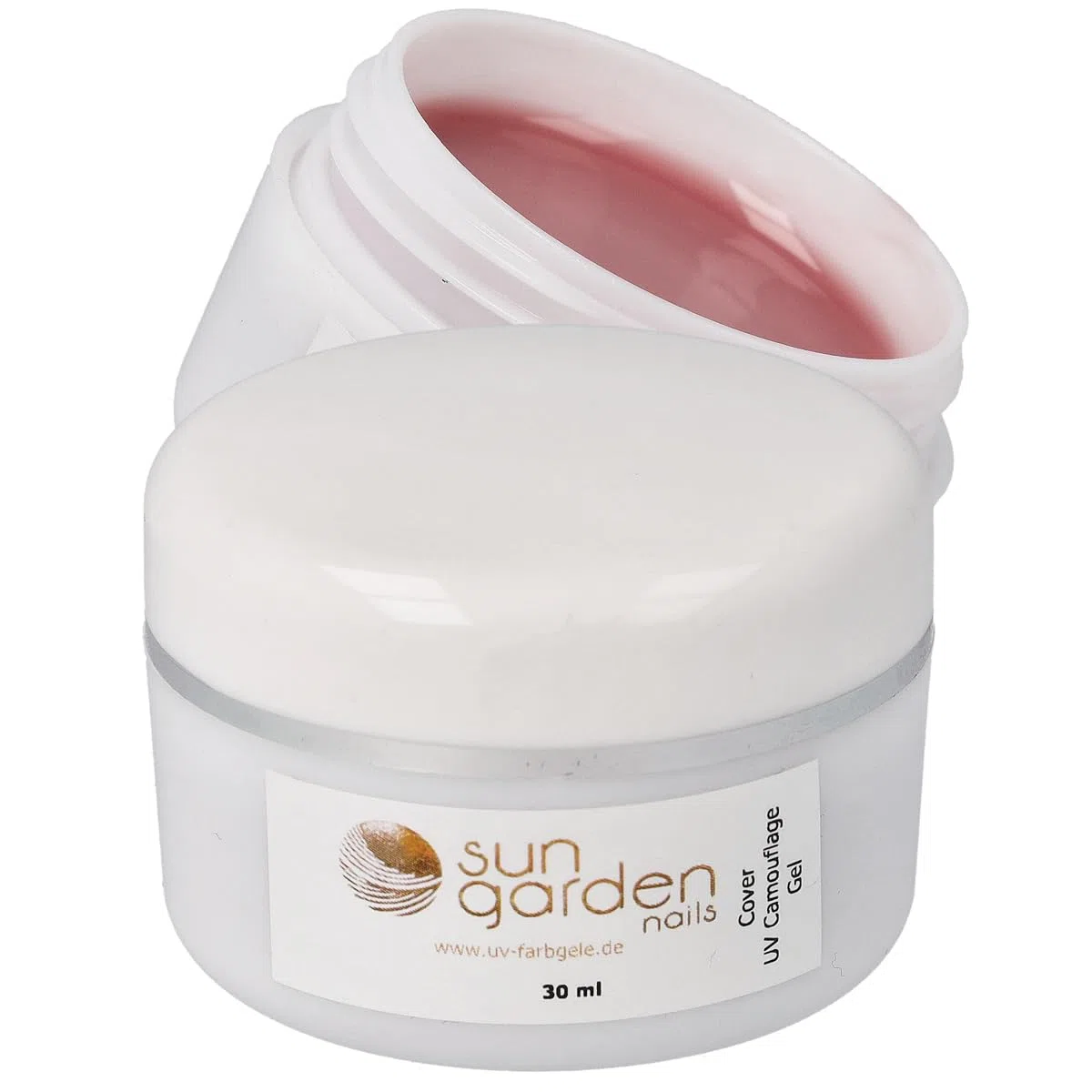 Sun Garden Nails Gel Sigillante UV 30 ml + Gel Cover UV 30 ml - Set di 2 Pezzi per Unghie