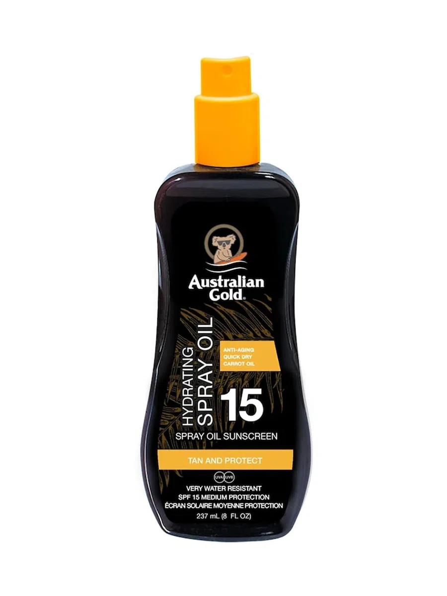 Australian Gold compatible - Carrot Spray Oil SPF 15 237 ml