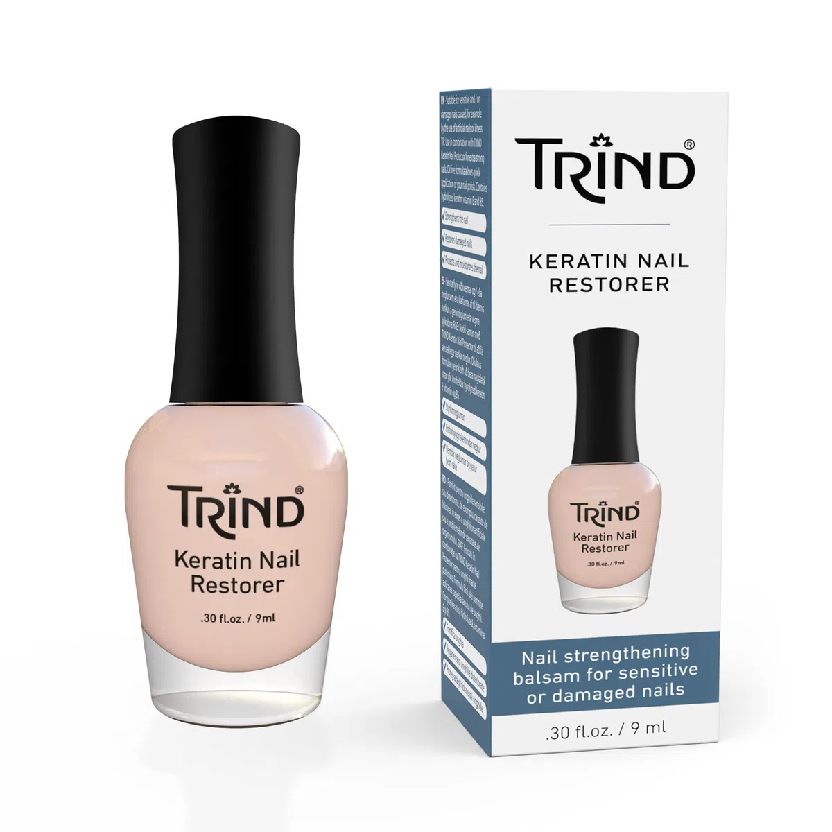 Trind Balsamo Rinforzante alla Cheratina per Unghie, 9 ml