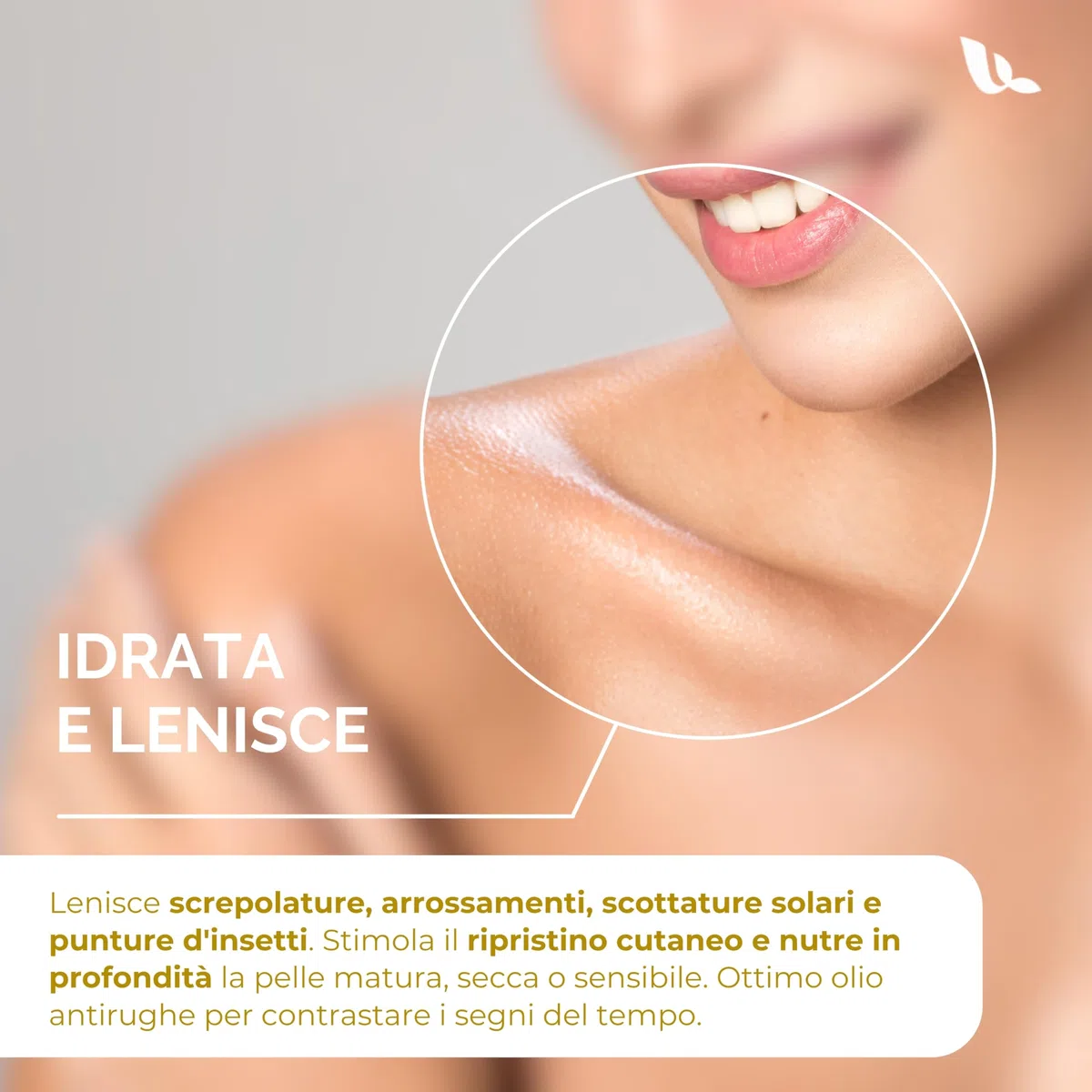 Leucosia Olio di Iperico Puro 100 ml, Oleolito Naturale Lenitivo e Rigenerante Olio Iperico per Cicatrici, Scottature, Pelle Secca, Massaggi Muscolari e Antirughe Viso