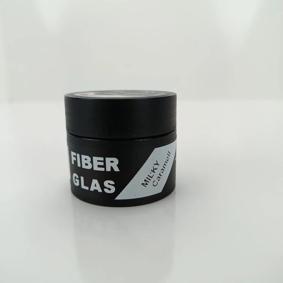 Gel modellante in fibra di vetro con strisce in fibra di vetro estremamente stabile, 15 ml (MILKY CARAMELL)
