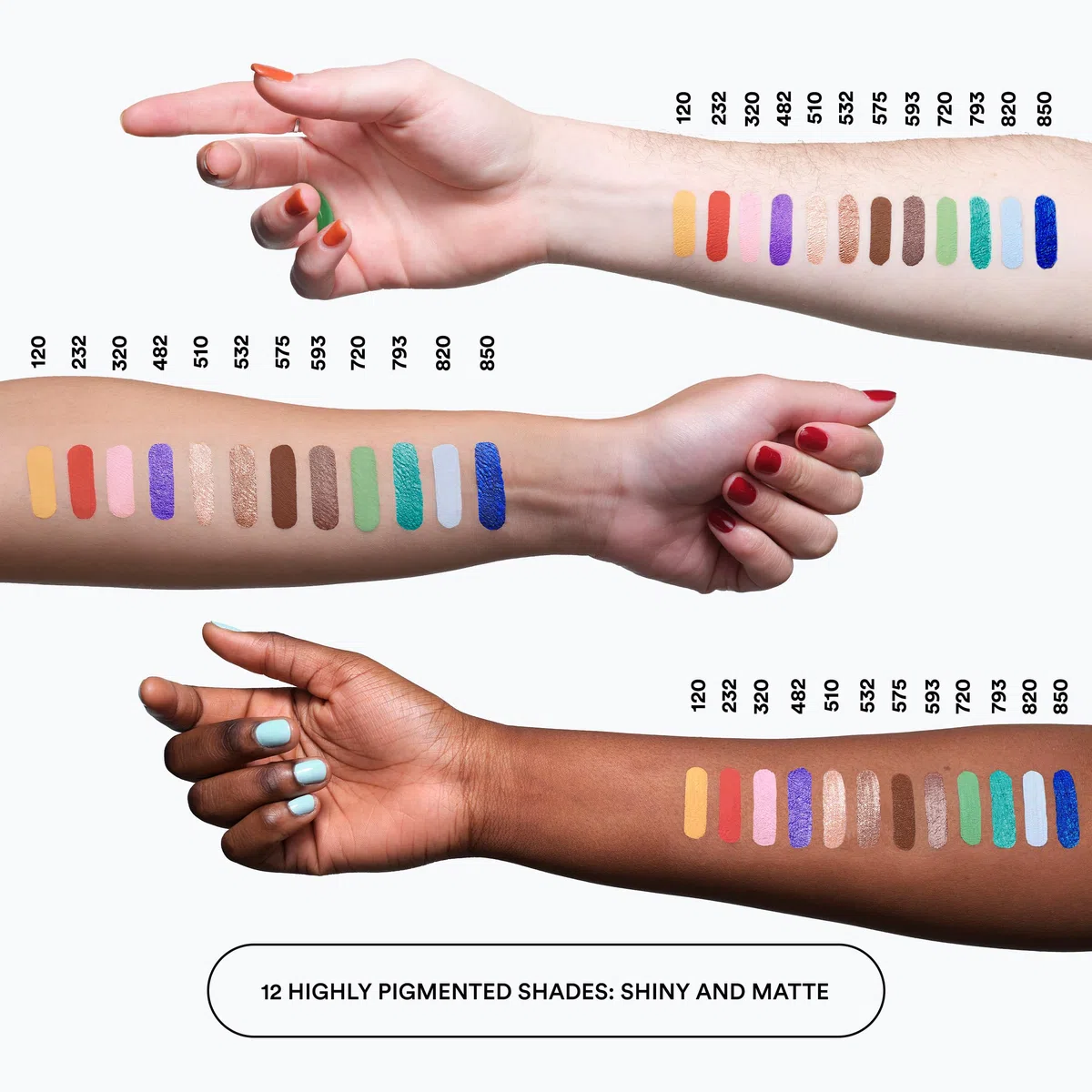 3INA MAKEUP - The 24H Color Liquid Eyeshadow 793 - Turchese - Ombretto Liquido Turchese 24H a Lunga Tenuta Waterproof - Formula Leggera Morbida e Cremosa - Vegan - Cruelty Free