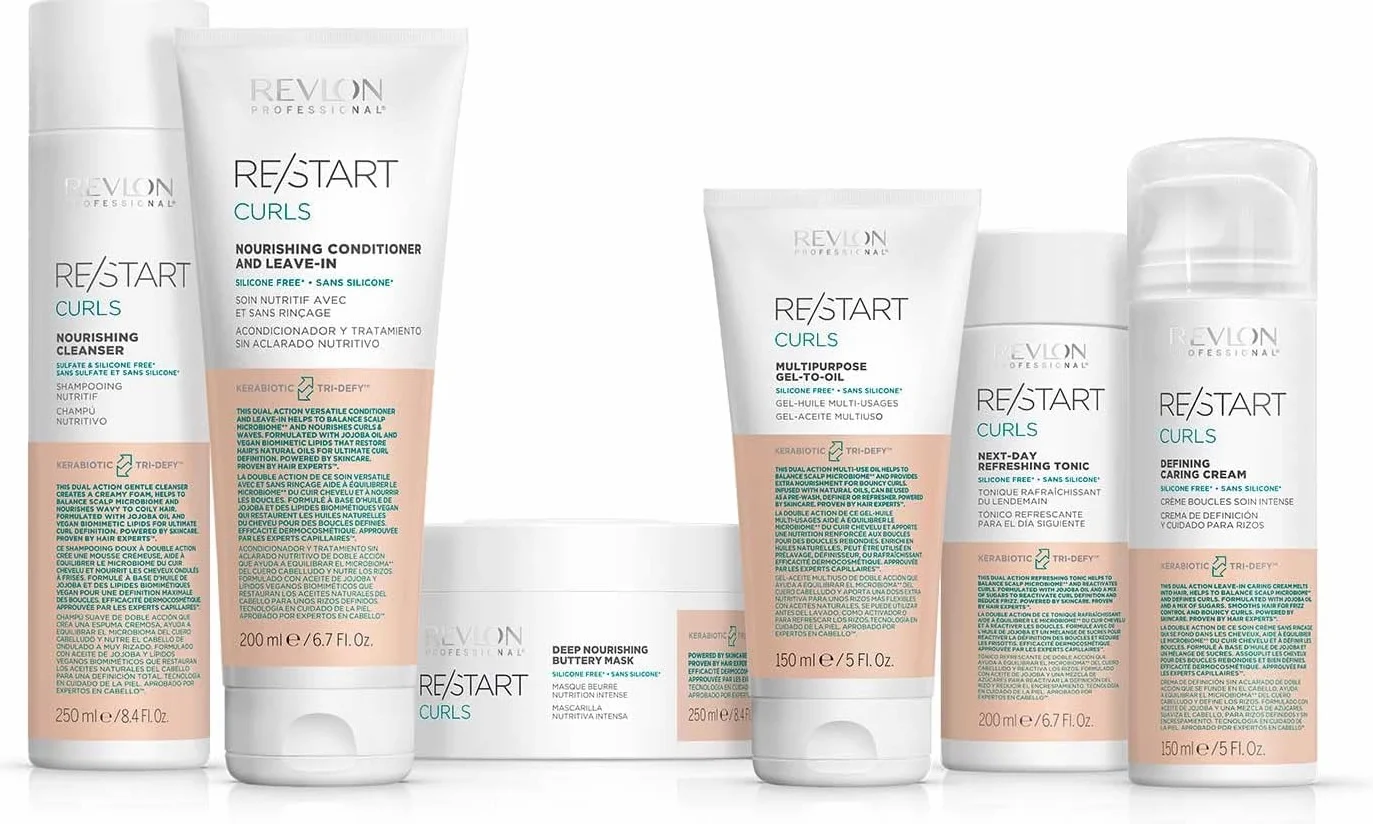 REVLON PROFESSIONAL RE/START Curls Defining Caring Cream, Crema Per Definire I ricci Senza Risciacquo - 150 ml