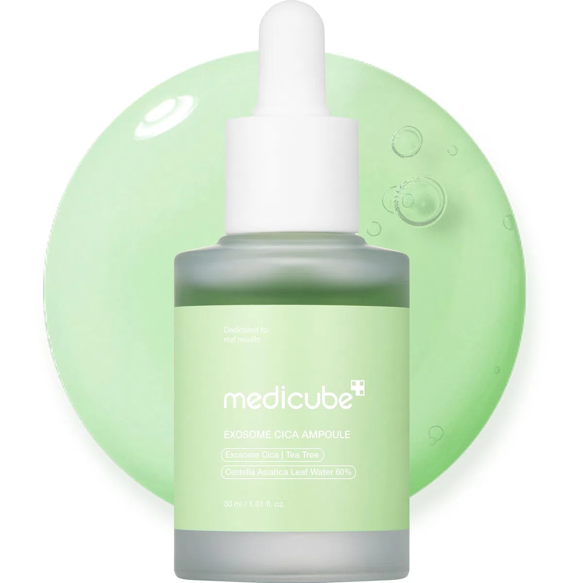 medicube - AMPOLLA CALMANTE POTENTE MA MORBIDO: lenisce tutti i problemi della pelle con esosomi contenenti Centella Asiatica che forniscono potenti effetti lenitivi e ammorbidiscono la consistenza