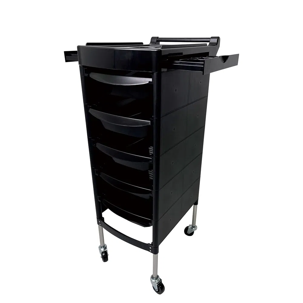 Carrello per Parrucchieri Carrello per Parrucchieri Carrello per Parrucchieri con Ruote e 5 cassetti, per Parrucchiere, Parrucchiere, Bellezza