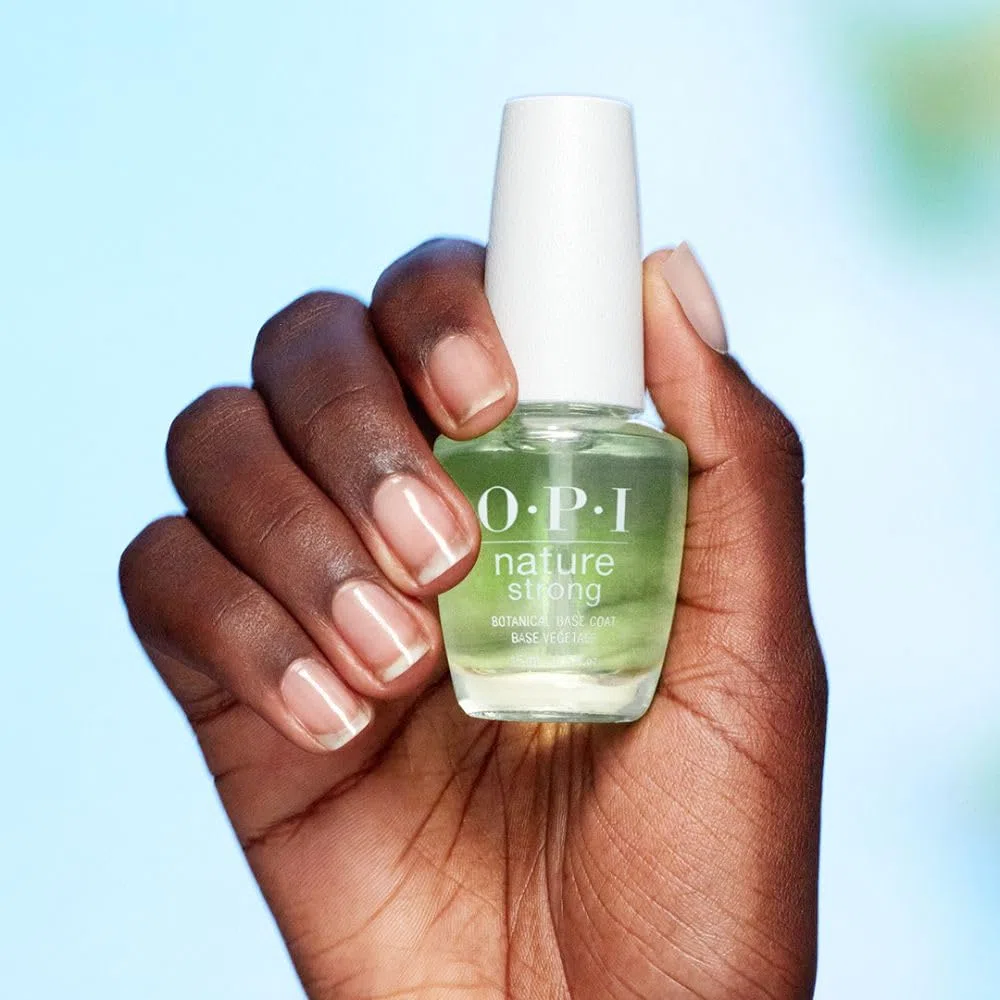 OPI Nature Strong | Smalto per Unghie di Origine Naturale Vegano| Base & Top, 15ml