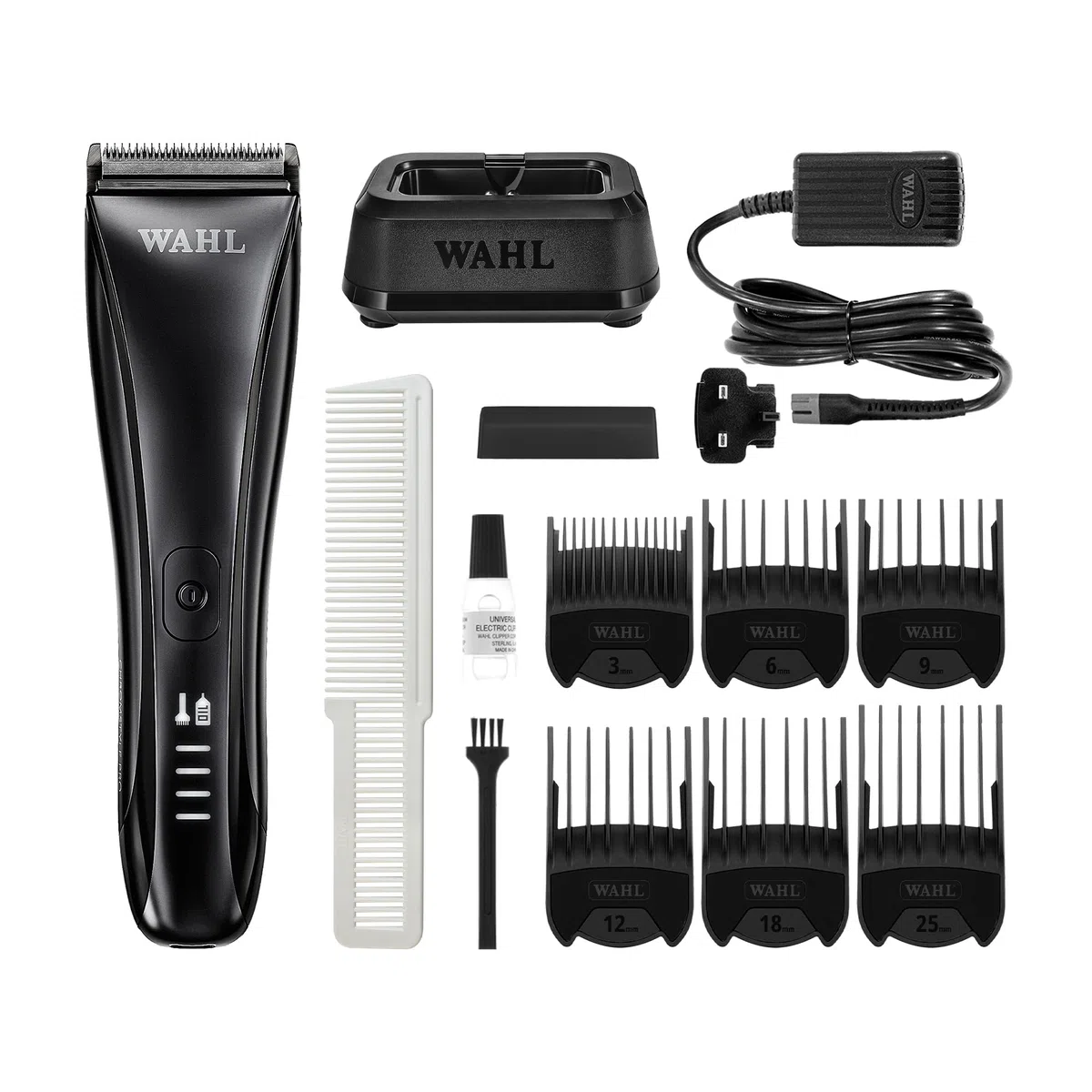 Wahl Chromstyle Pro, Tosatrice da Barbiere Cordless, Lama 5 in 1