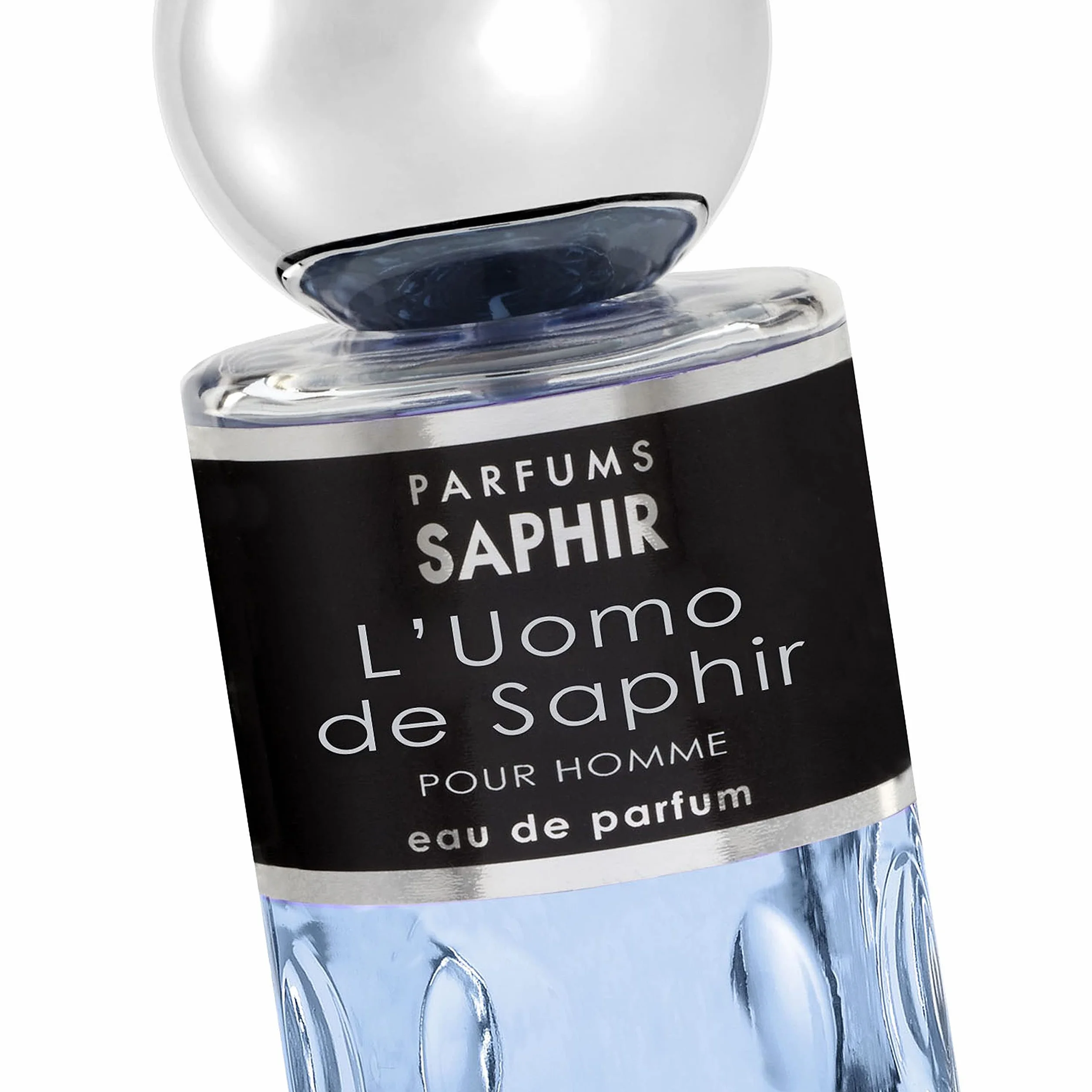 PARFUMS SAPHIR Uomo de Saphir - Eau de Parfum con Vaporizzatore da Uomo - 200 ml
