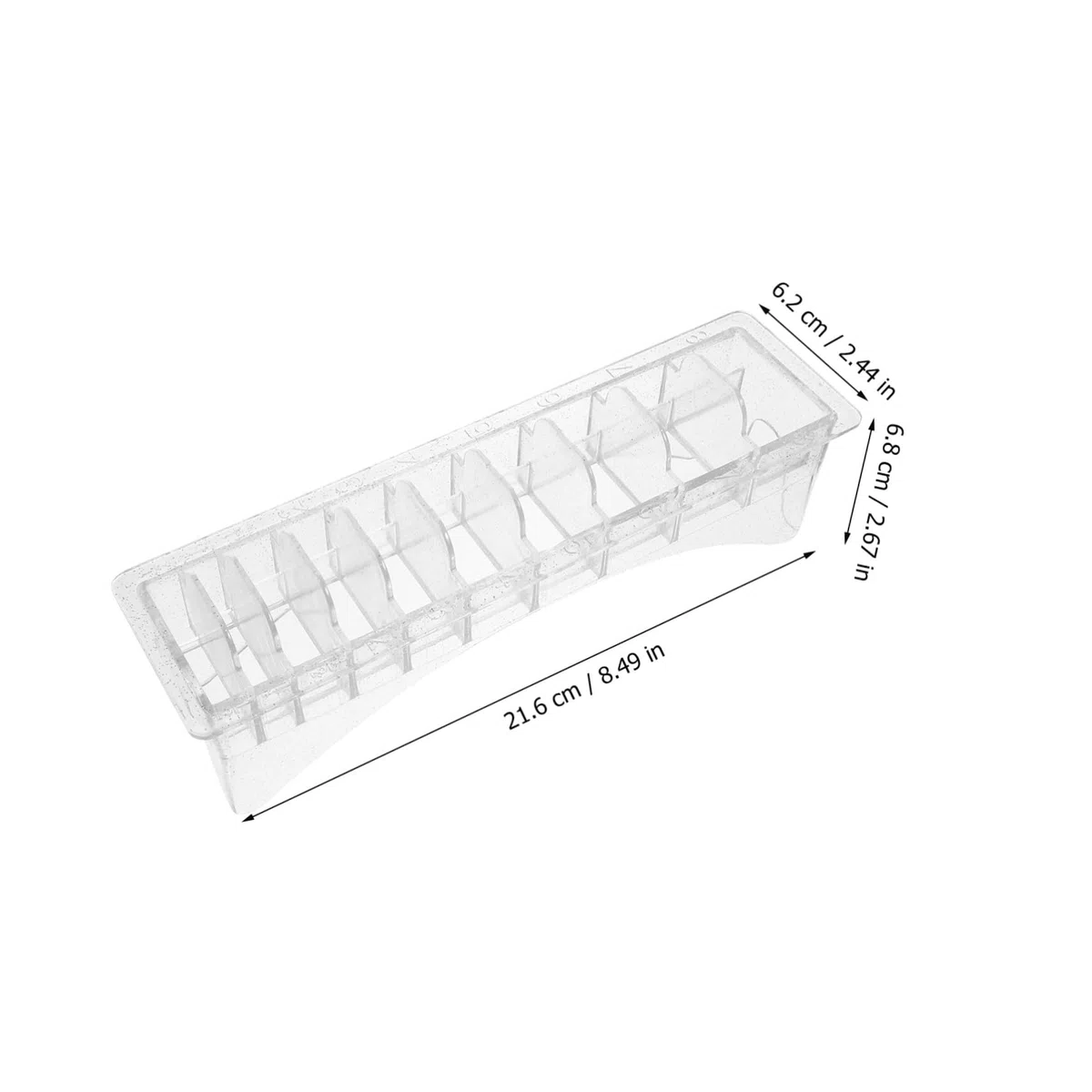 Ipetboom 10 Griglie Petto Per Pettini Da Taglio Per Capelli Organizer Pettini Di Diverse Dimensioni Espositore
