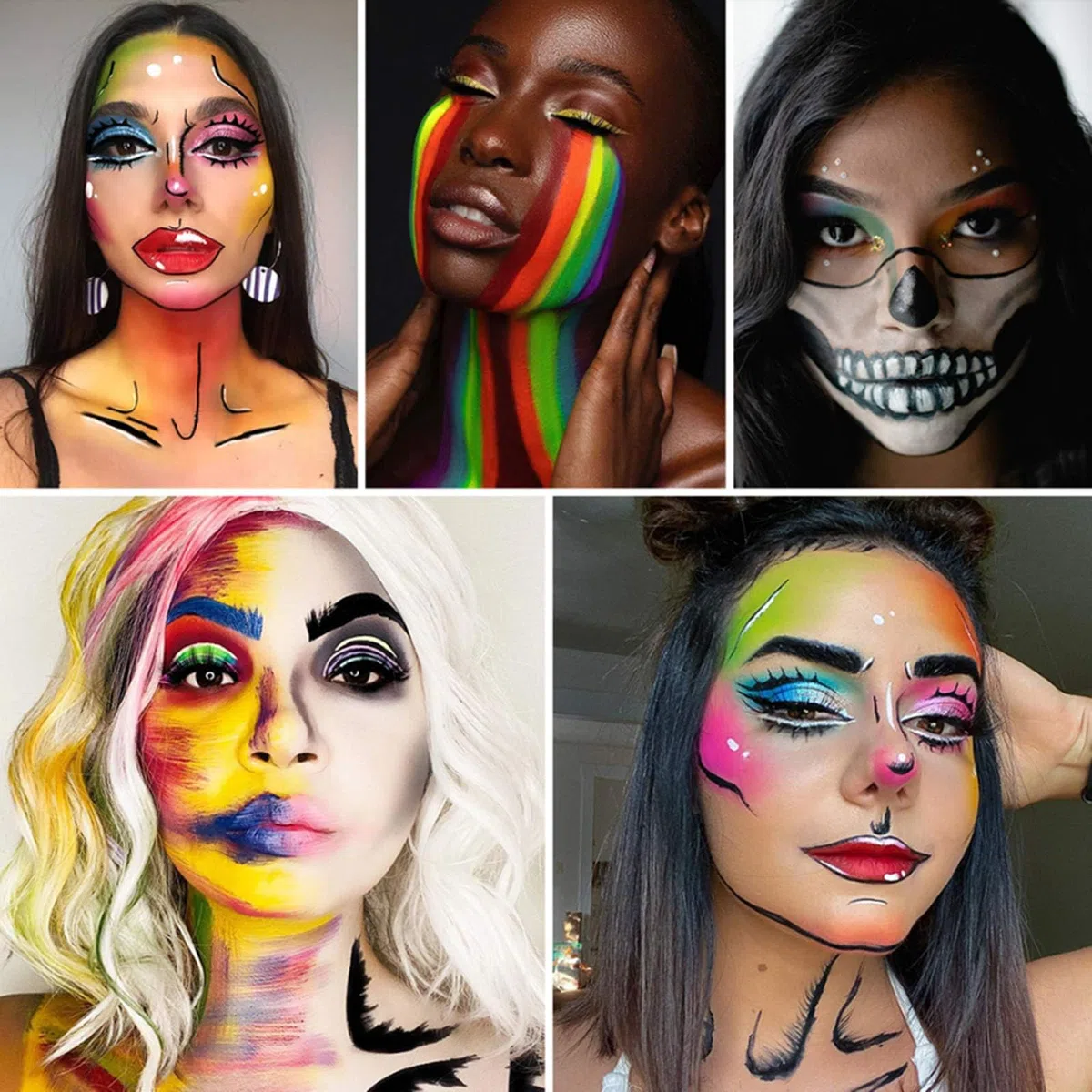 Beauty Searcher Vernice per il corpo del viso, 20 colori di pittura ad olio professionale Tavolozza per il trucco del tatuaggio flash Arte Party Fancy Dress Paletta di bellezza