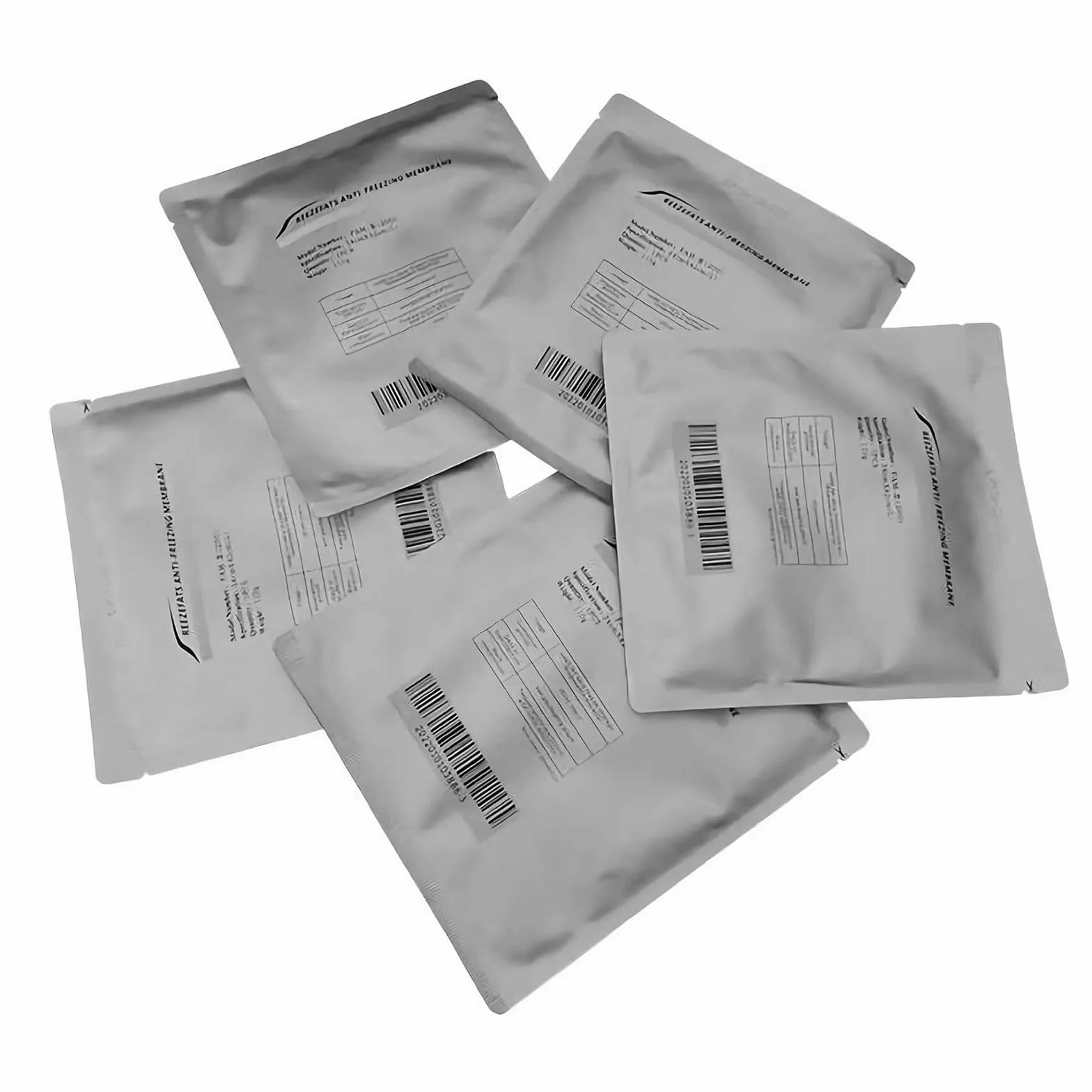 Lazzybeauty Membrana Antigelo Media, Grado Medico, Pads per Criolipolisi per Dispositivi Cryo, 27x30 cm, 70g, 5 Pezzi