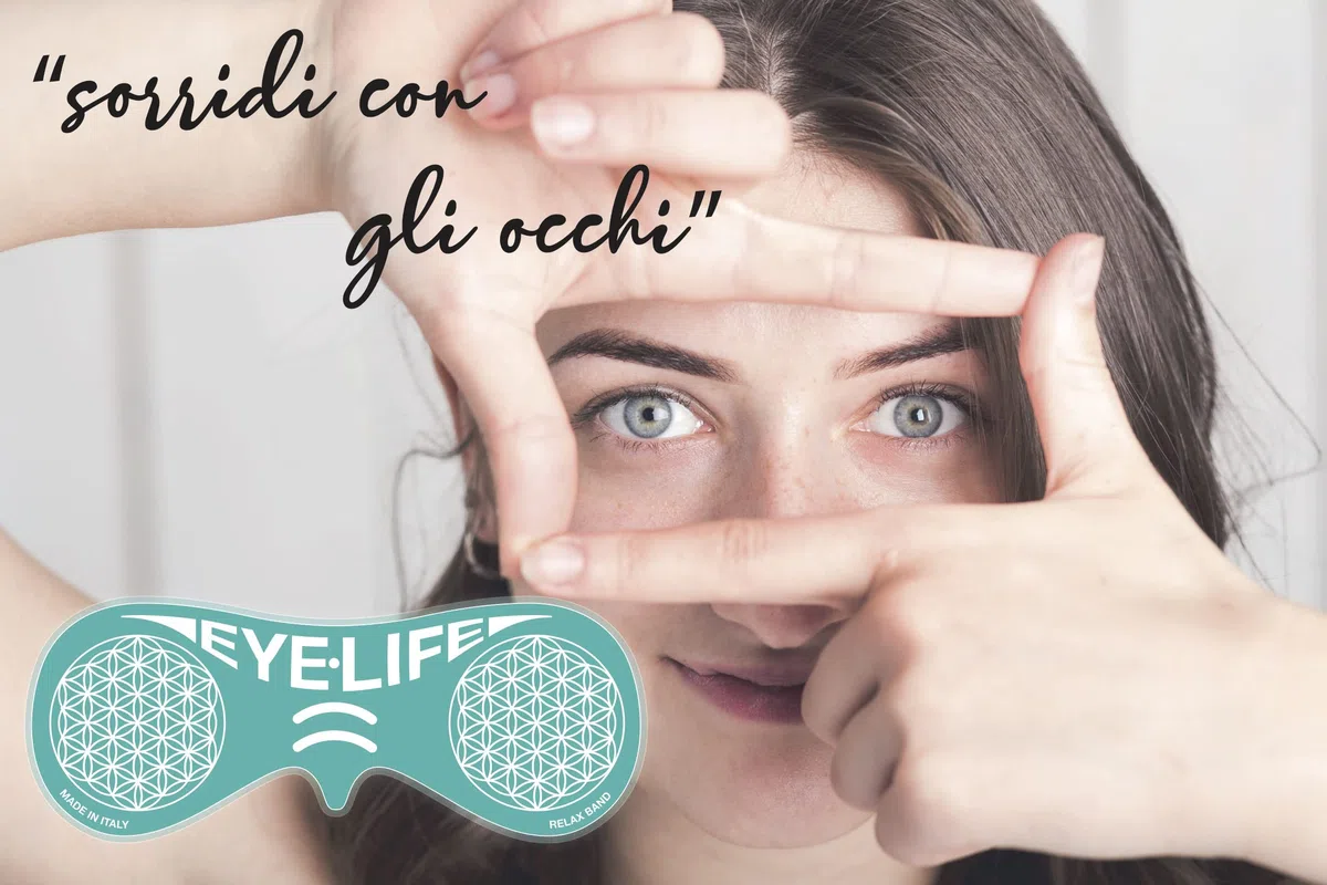BIKUN Eyelife - Mascherina per occhi in gel rinfrescante - rigenera e rilassa occhi stanchi e affaticati e allevia lo stress oculare