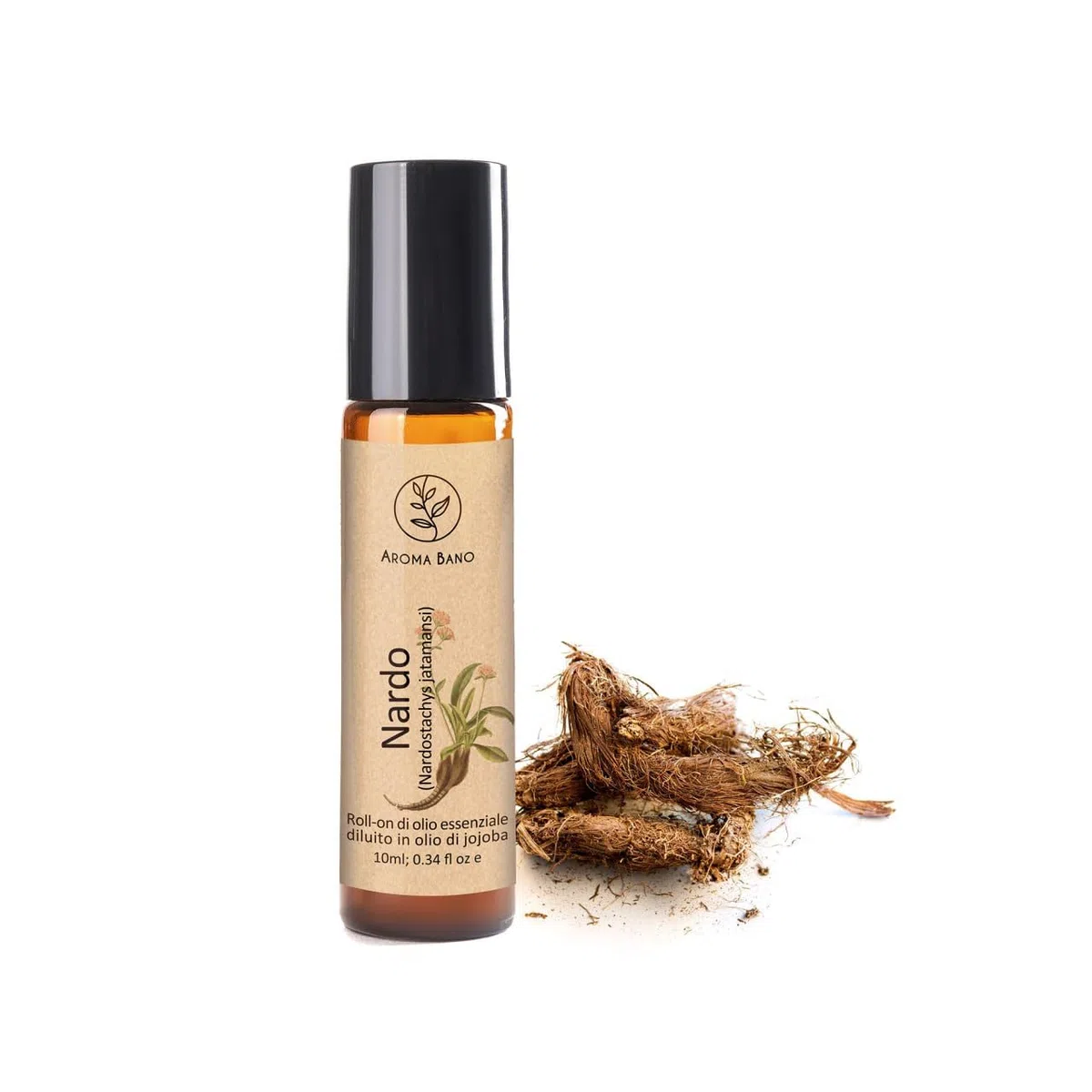 Roll On Olio Essenziale di Nardo 10ml con Olio di Jojoba – 100% Naturale Pronto all’Uso – Oli Essenziali Naturali per Aromaterapia, Relax, Anti Stress e Benessere – Profumo Caldo e Avvolgente