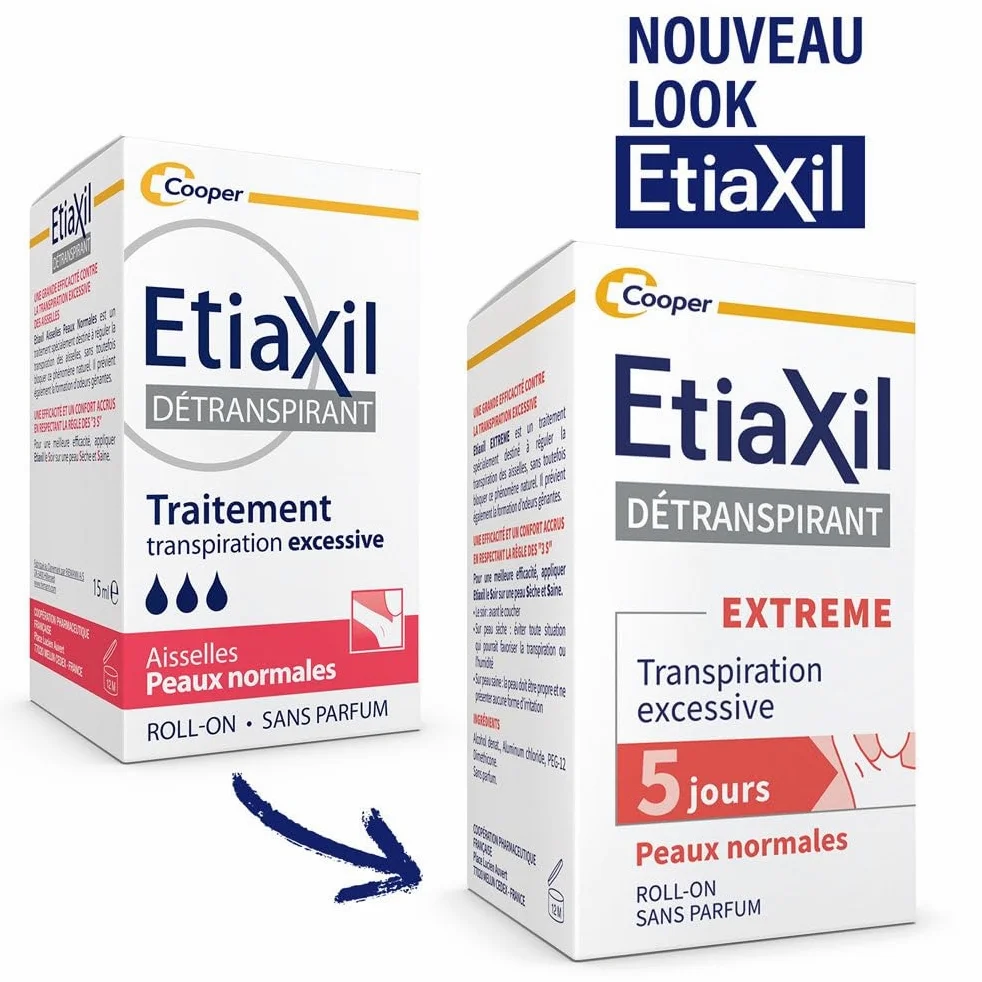Etiaxil Distraspirante Trattamento Sudorazione Eccessivo, confezione da 2 x 15 ml
