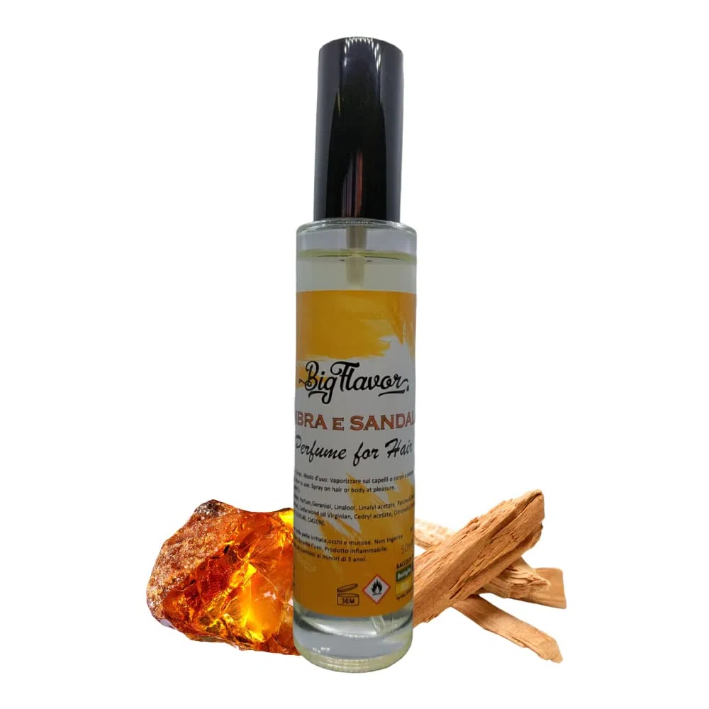Big Flavor Ambra e Sandalo Profumo per capelli e corpo 50ml