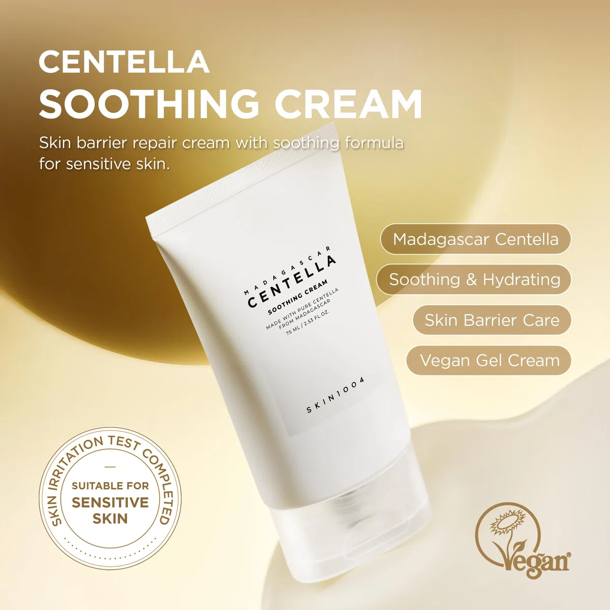 Skin1004 - Madagascar Centella Soothing Cream - 75ml
