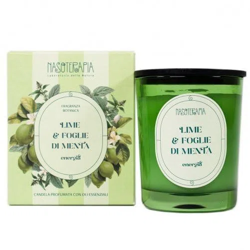 Nasoterapia Candela Profumata "Lime & foglie di Menta" 180g
