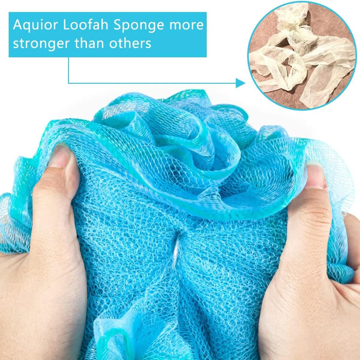 Spugna da doccia in luffa da 75 g/pz extra large spugna doccia scrunchie body puff doccia esfoliante spugna da bagno per adulti (set di 4) fiore col
