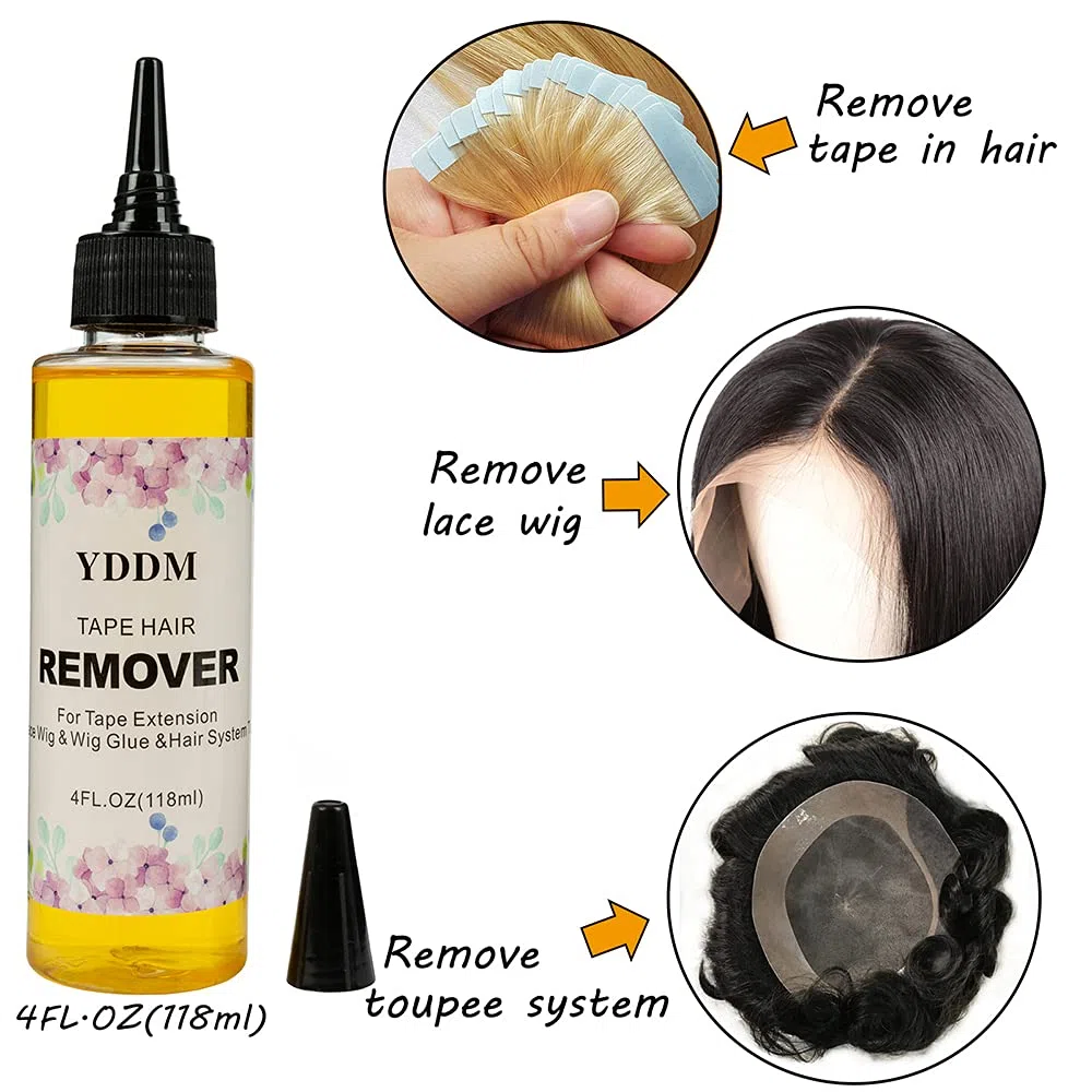 YDDM Dispositivo di Rimozione Colla per Nastro nelle Estensioni dei Capelli 4FL.oz (118 ml) per Parrucche in Pizzo