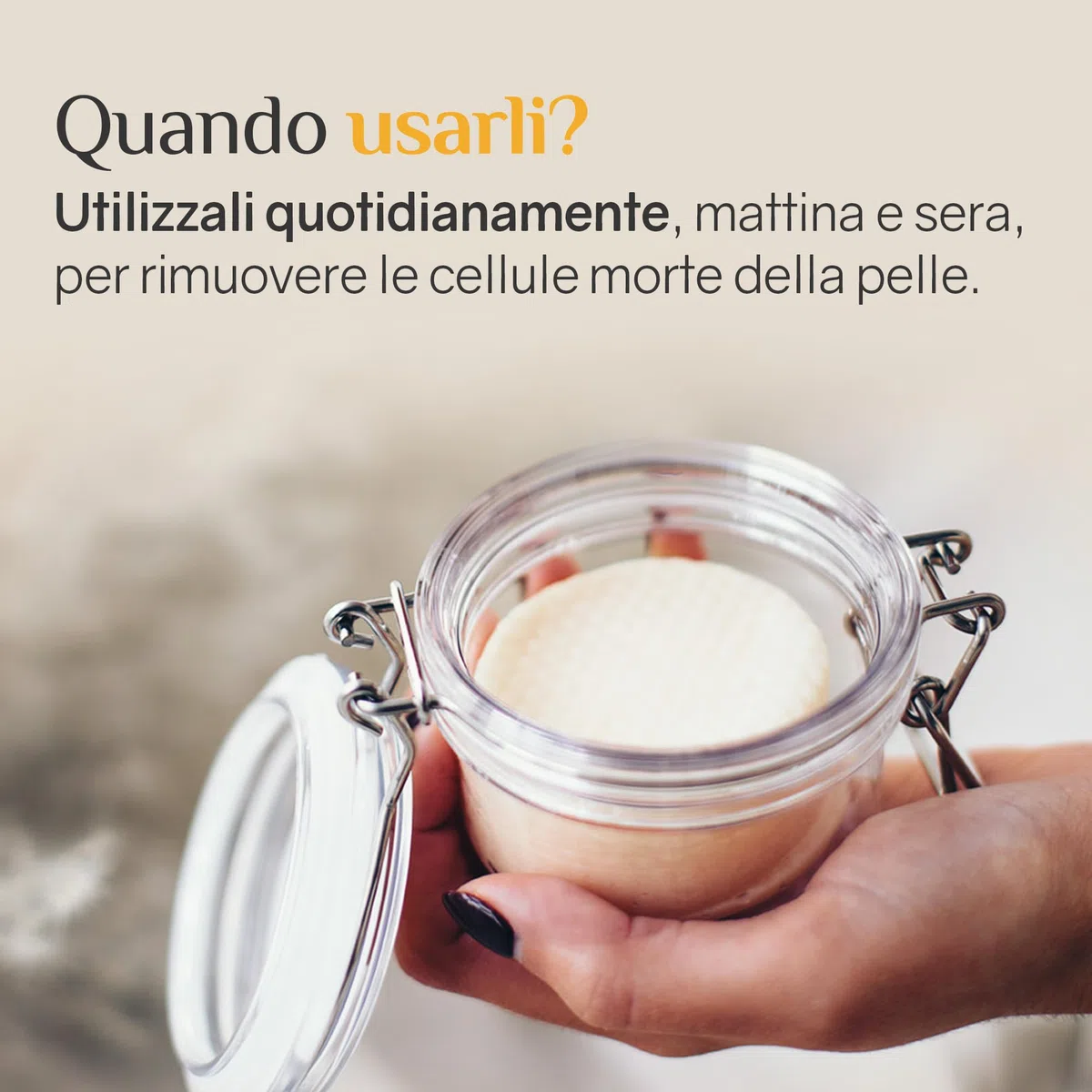 Ardaraz Dischetti di Rinnovamento Cellulare con Vitamina c e Acido Glicolico. Dischetti Antimacchia imbevuti di tonico esfoliante viso delicato. Peeling Chimico Viso uso quotidiano. 50 pz