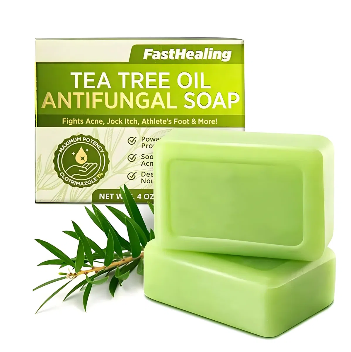 2 saponette al tea tree, saponi naturali con proprietà purificanti, idratano in profondità e detergono delicatamente la pelle donando una sensazione di freschezza, detergente per corpo e viso