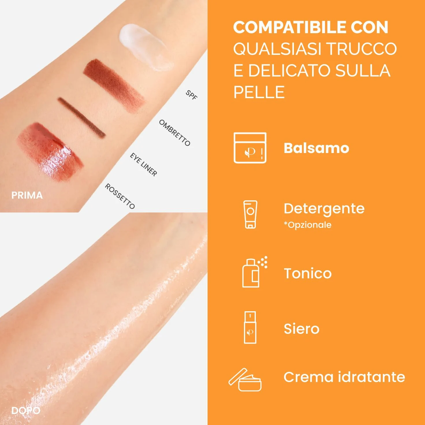 PLANTIFIQUE Burro Struccante Coreano Viso e Occhi – Detergente Olio Struccante – Acido Ialuronico, Collagene e Ceramide – Cleansing Balm per Doppia Detersione, Makeup Remover Waterproof – 40 g