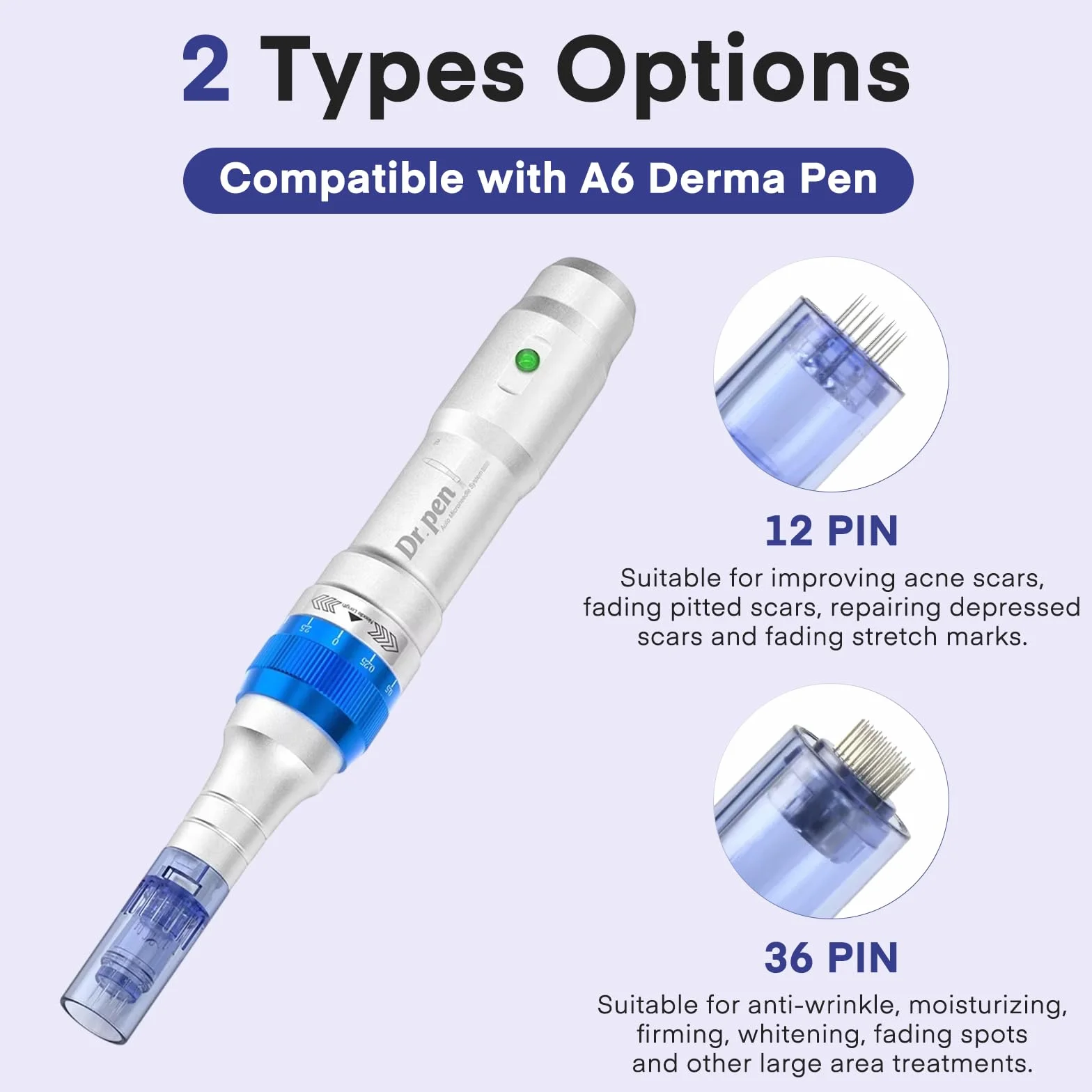 Aghi per microneedling, 10 pezzi a 36 pin di ricambio per Derma Pen Dr.pen Ultima A6, 10 pezzi/confezione