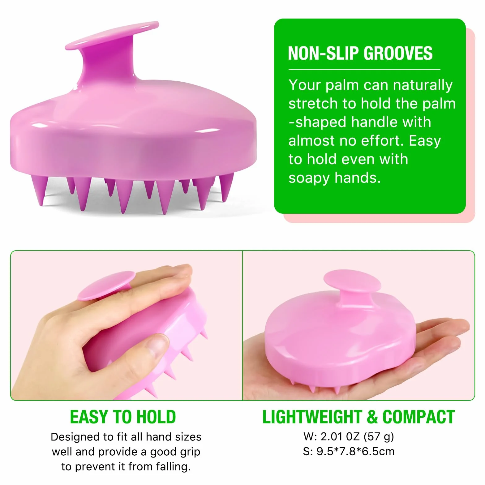 Olio di rosmarino per la crescita dei capelli 60ML - Premium naturale per la perdita di capelli secchi e danneggiati per donne e uomini con massaggiatore del cuoio capelluto in silicone