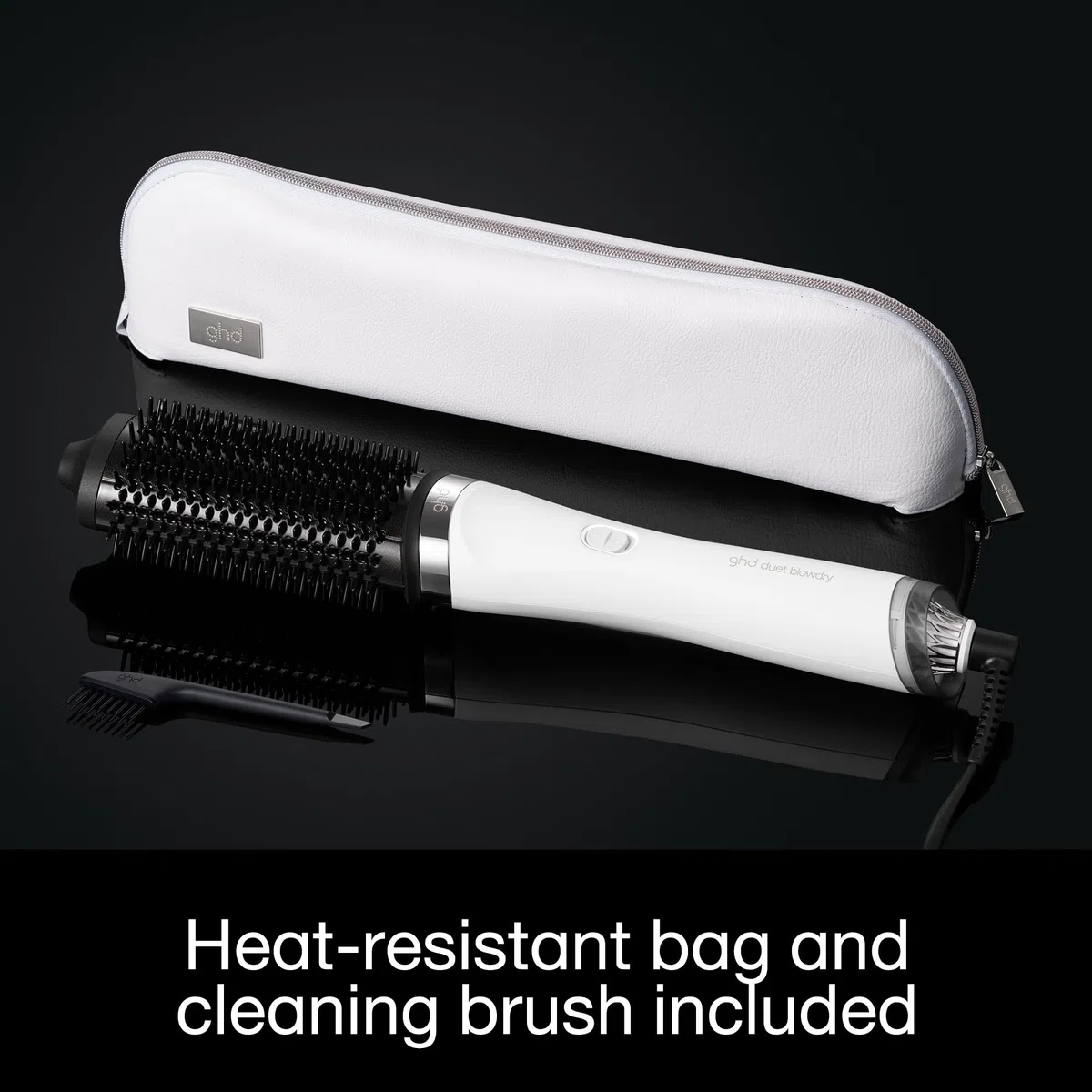 ghd Duet Hair Dryer Brush, Wet to Hair Dryer, No Heat Damage, 3 Times More Volume, 24 Hours Long Lasting Results, Frizz Free Drying, 50% More Shine, Color