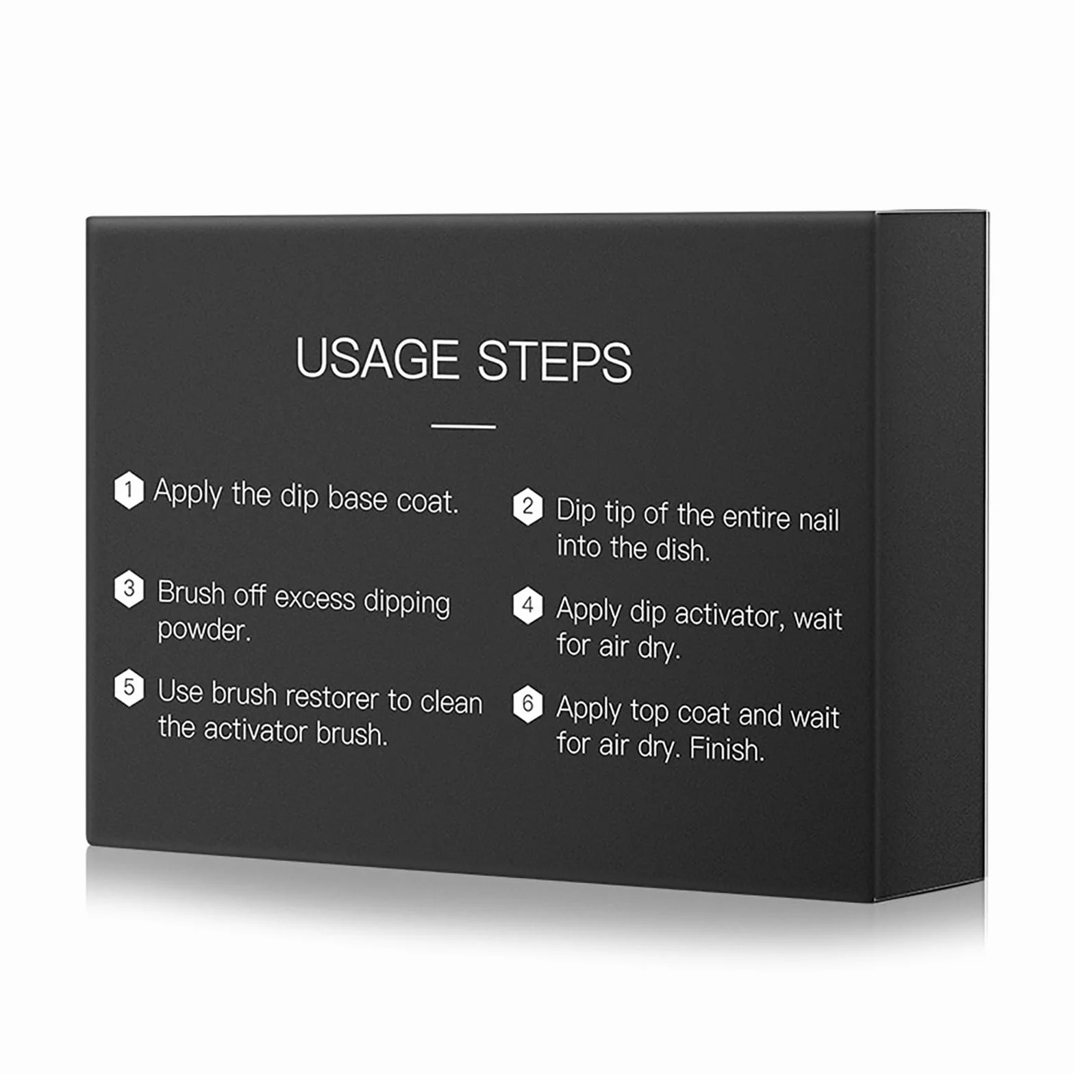 6 Colori Polvere da Immersione Kit, Smalto in Polvere Dip Powder Nails Kit Polvere per Unghie Rosso Rosa Nudo Nails Kit per Chiodo Art Decorazioni Unghie- Manicure Set Donna