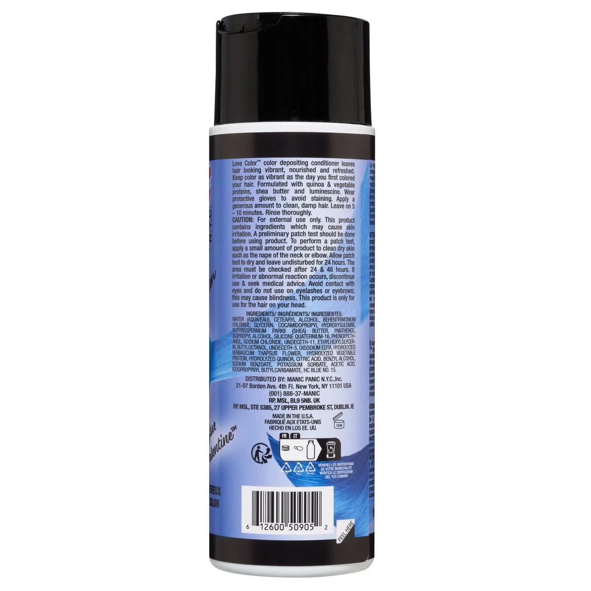 Manic Panic Love Color Mask Blue Valentine 236ml - balsamo colorante