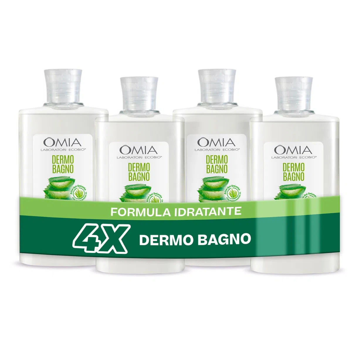 AMZ - OMIA BAGNO ALOE 400ML ETIC. INTERN. 4PZ