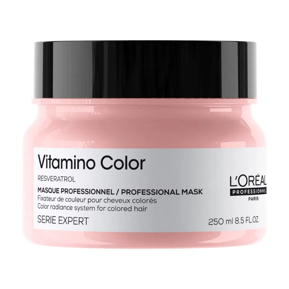 L'Oréal Professionnel Paris | Maschera professionale per capelli colorati Vitamino Color Serie Expert, Formula idratante anti-sbiadimento, 250 ml