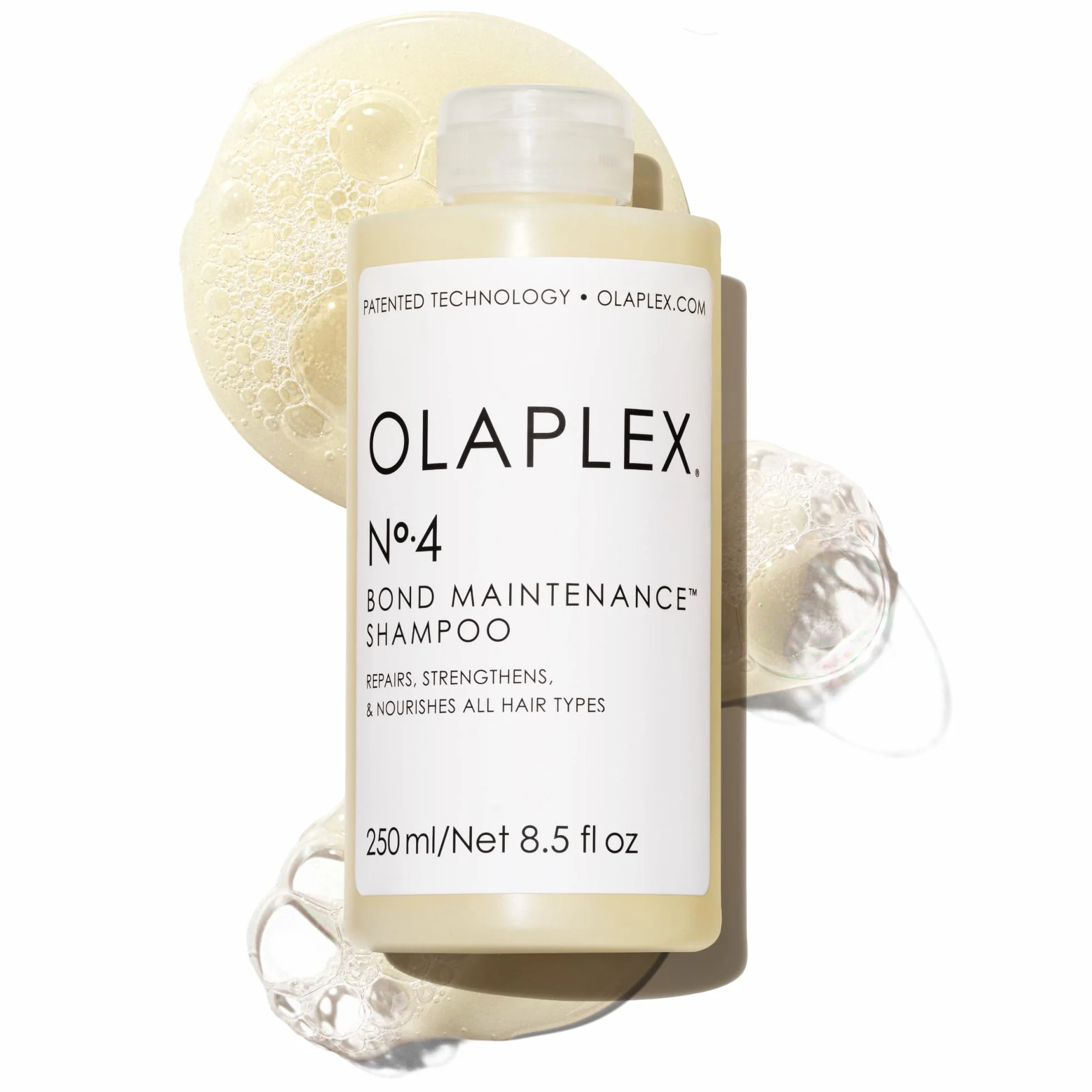 Olaplex No. 4 Bond Maintenance Shampoo, Ripara, Rinforza E Nutre Tutti I Tipi Di Capelli, Aggiunge Lucentezza E Lascia I Capelli Morbidi, 250ml