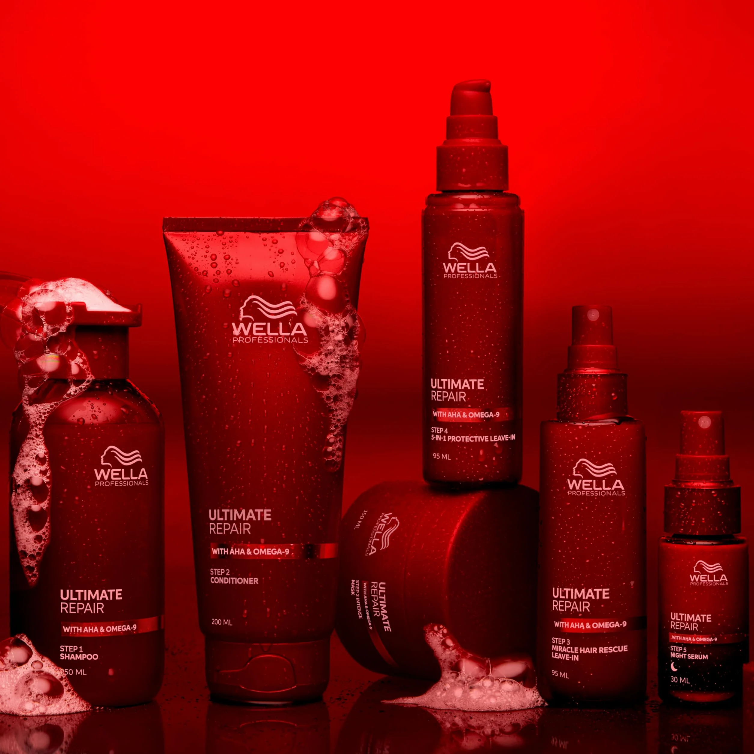 Wella Professionals ULTIMATE REPAIR Shampoo, Shampoo Professionale Rimuove le Impurità e Ricostruisce i Capelli, Per Tutti i Tipi di Capelli Danneggiati