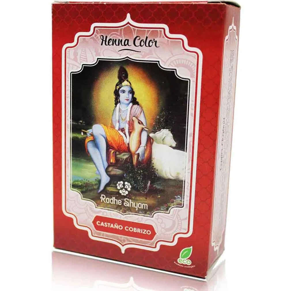 Radhe Henna Radhe Castano Rame Polvere 100 g Henna Radhe Confezione 100 g 100 ml