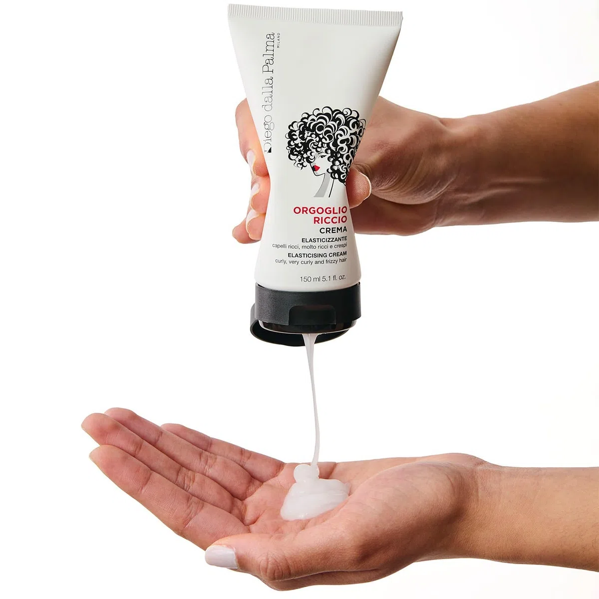 Diego dalla Palma | ORGOGLIORICCIO Crema Elasticizzante Trattamento Intensivo per Capelli Ricci, Wavemax Complex, 150ml