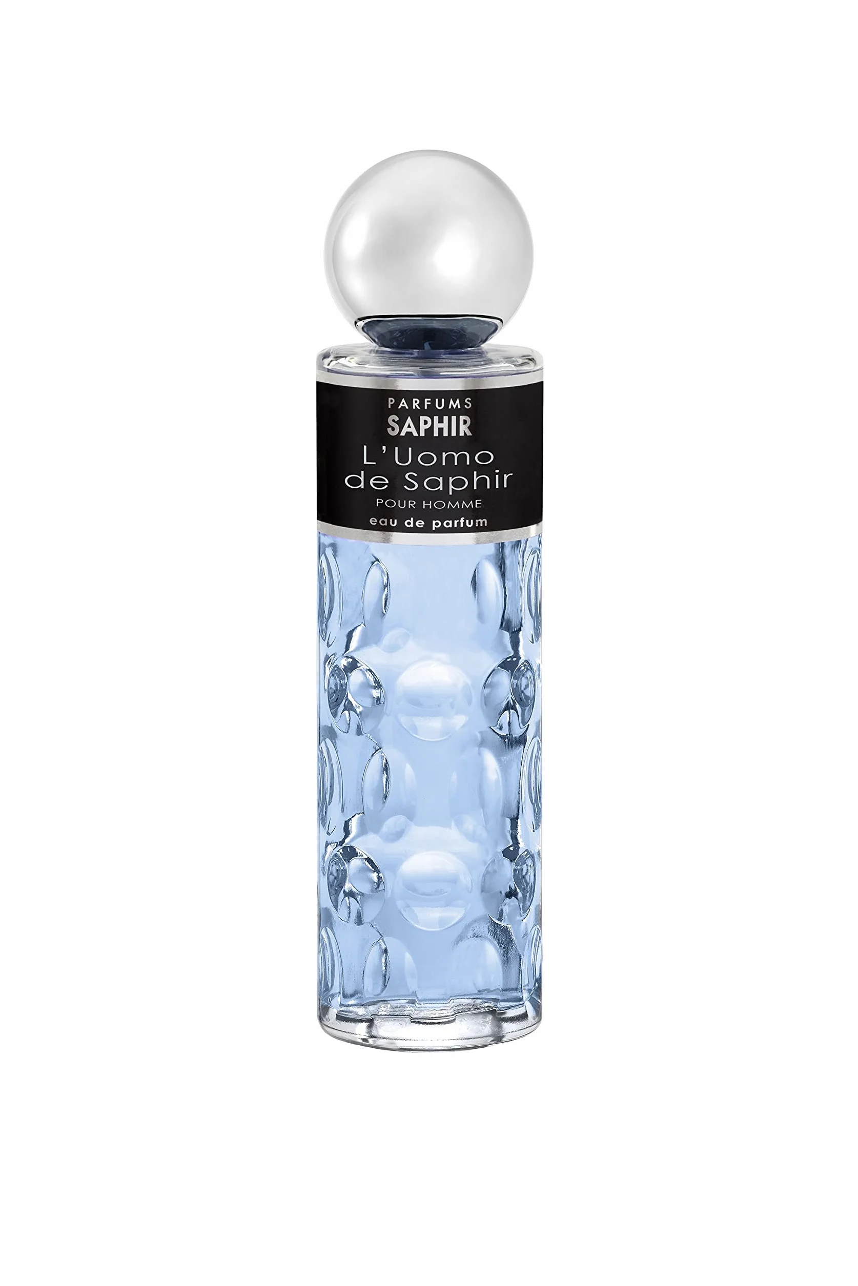 PARFUMS SAPHIR Uomo de Saphir - Eau de Parfum con Vaporizzatore da Uomo - 200 ml