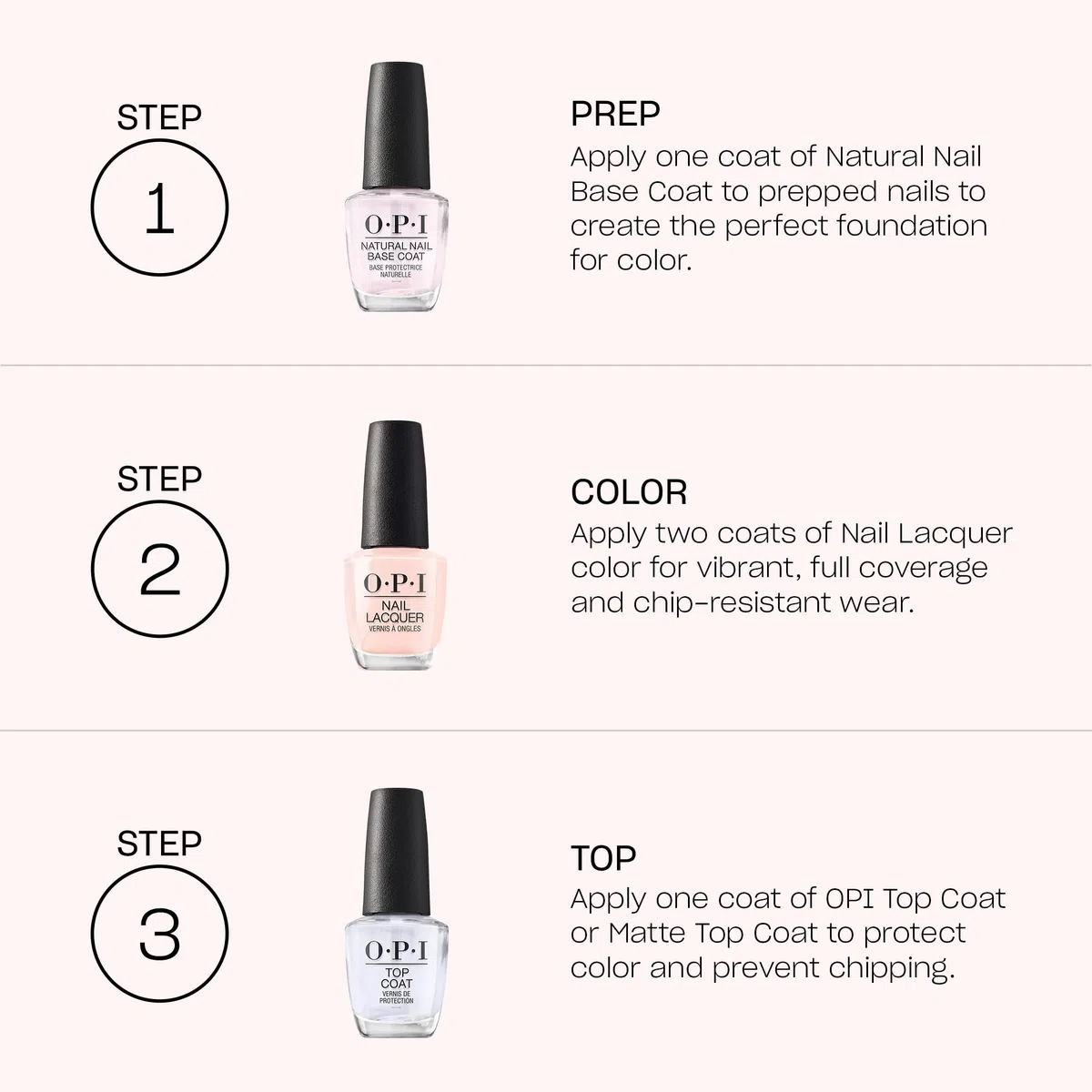 OPI Nail Lacquer - Smalto per Unghie -Top Coat Trasparente - 15ml