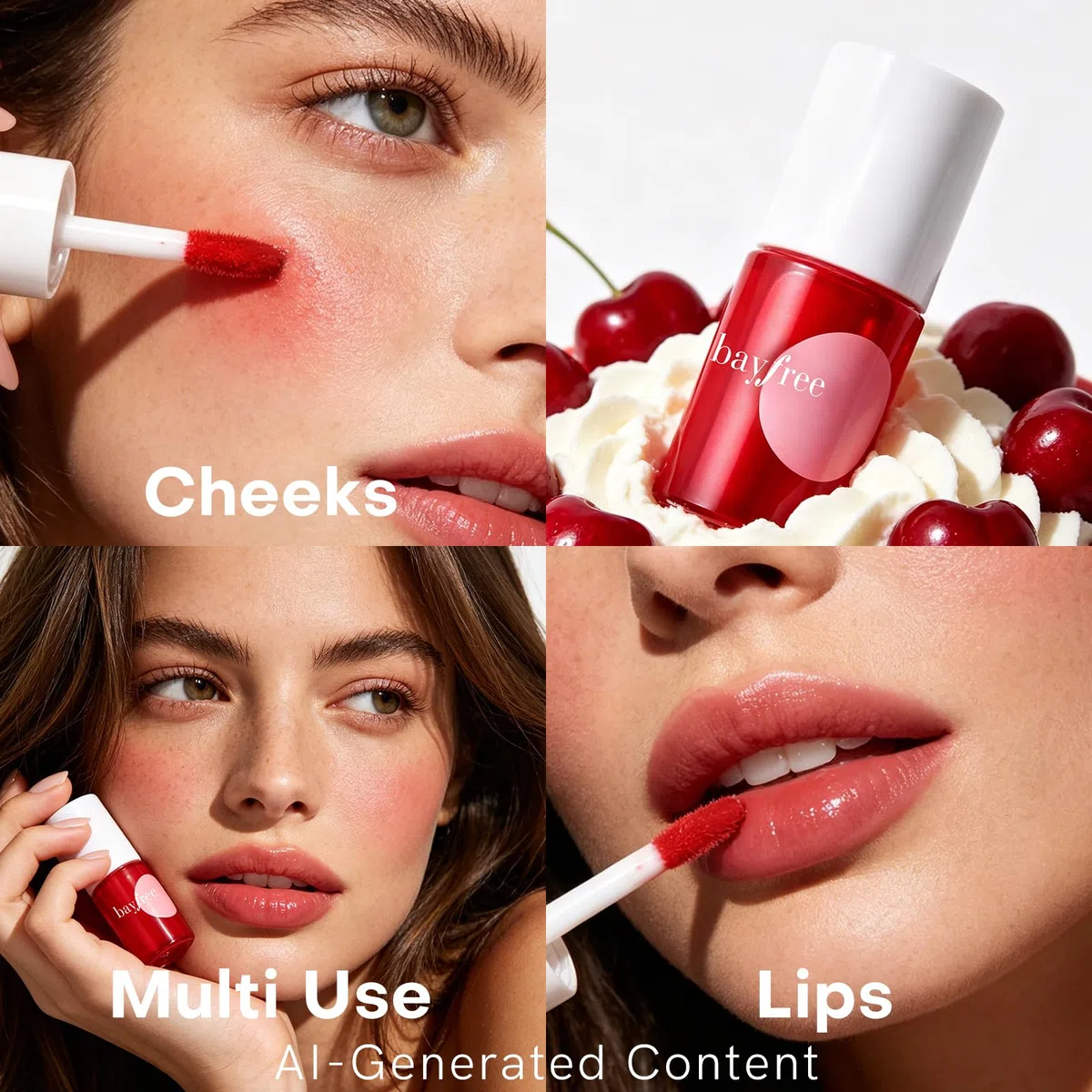 bayfree 7PCS Lip Tint Stain Set, Tinta Labbra Lunga Durata, Impermeabile, Non Appiccicosa, Resistente allo Sbavamento, No-Transfer, Finitura Opaca (Fruit Land)