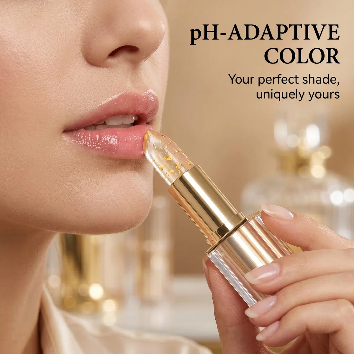 1 Pezzo PH Rossetto adattivo,Rossetto termoattivo con cambio di colore PH,Attenuare Le Rughe Delle Labbra,Impermeabile A Lunga Durata
