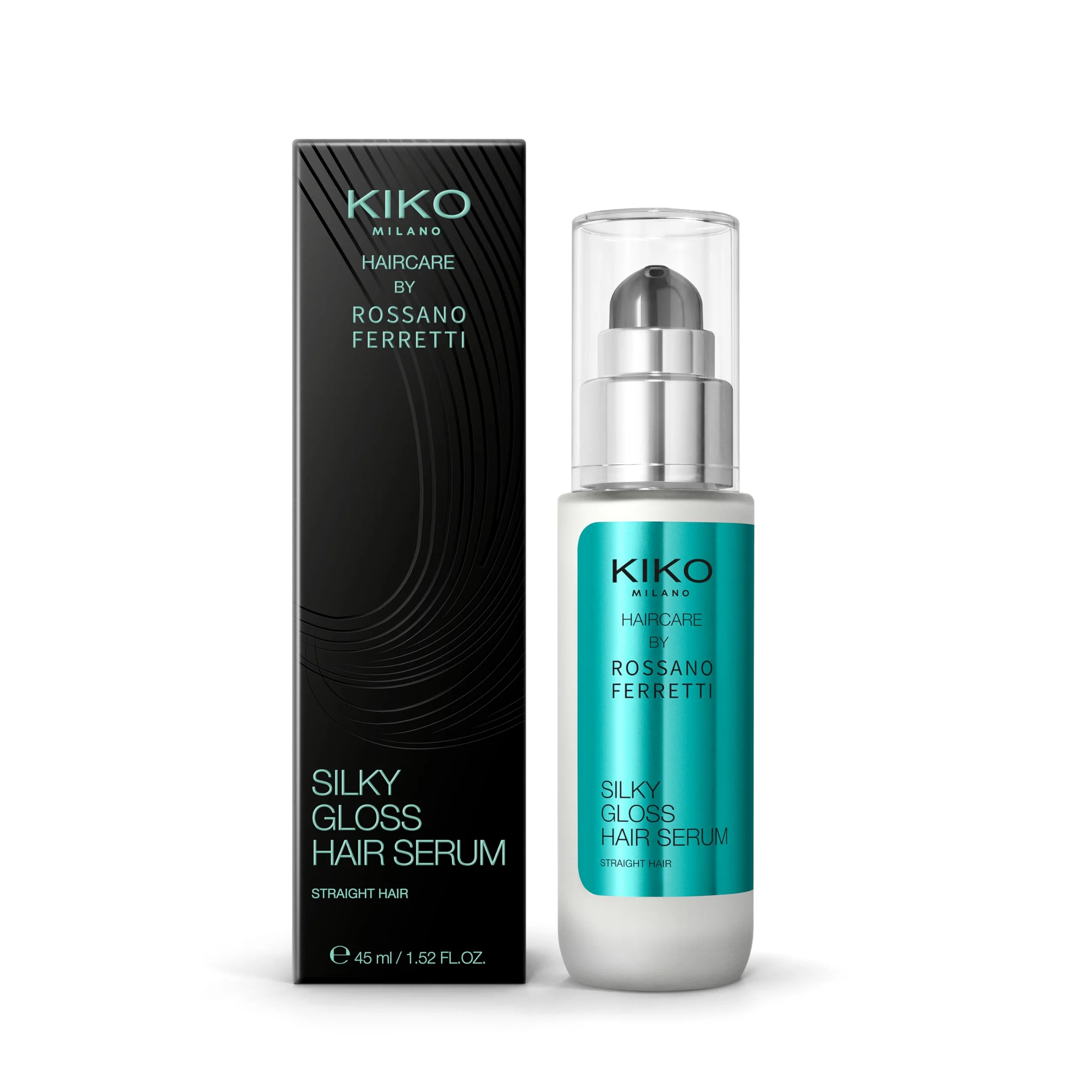KIKO Milano Silky Gloss Hair Serum, Siero Per Capelli Lisci E Luminosi, Con Effetto Districante