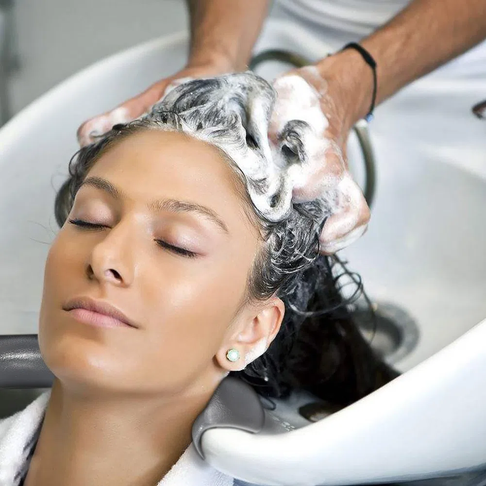 Salone di riposo per collo, morbido e poliuretano silicone lavabo, isolato, protezione per il collo, tappetino professionale per parrucchieri e parrucchieri, strumento per il lavaggio dei capelli